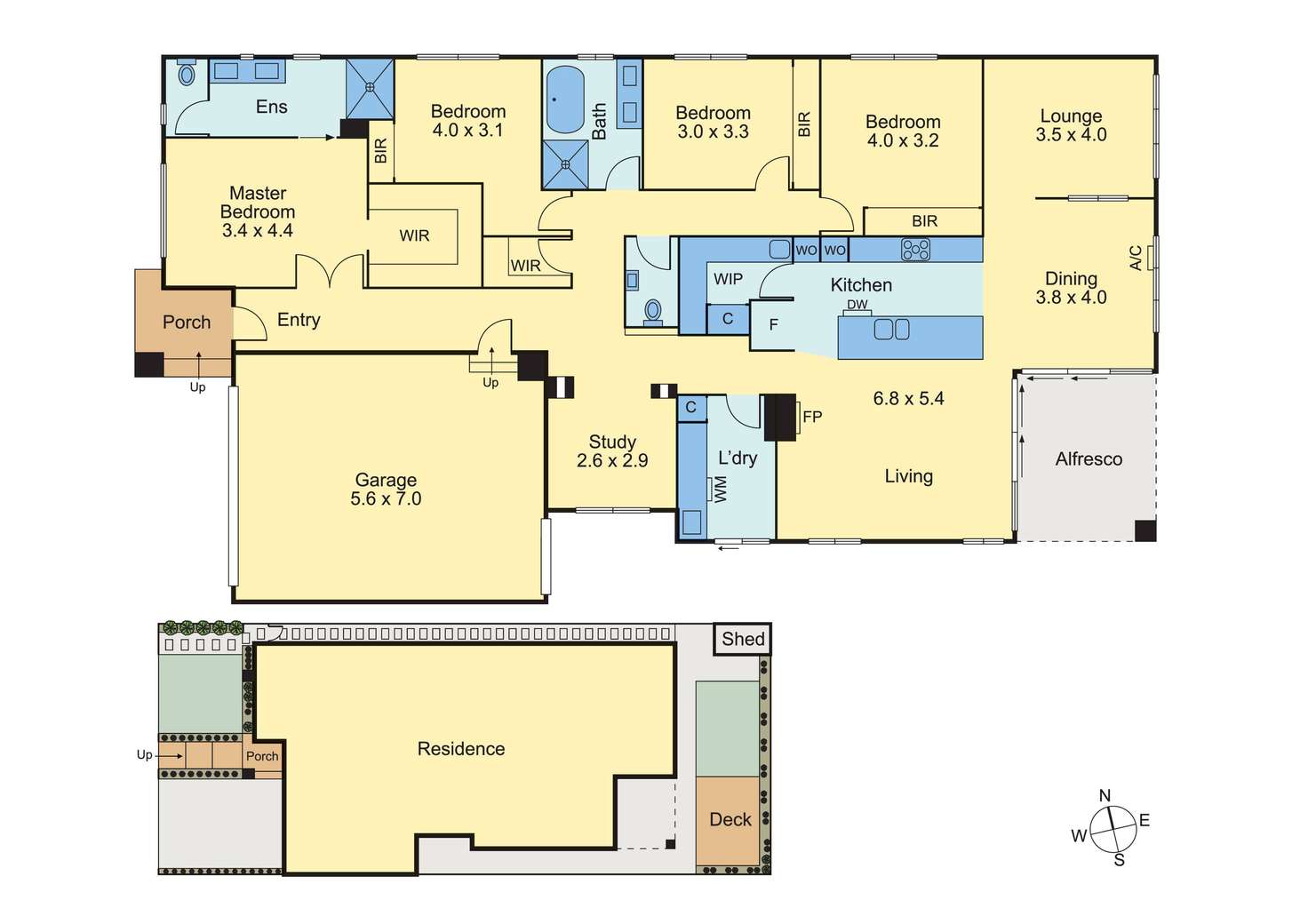 Floorplan of Homely house listing, 119 Champion Parade, Craigieburn VIC 3064