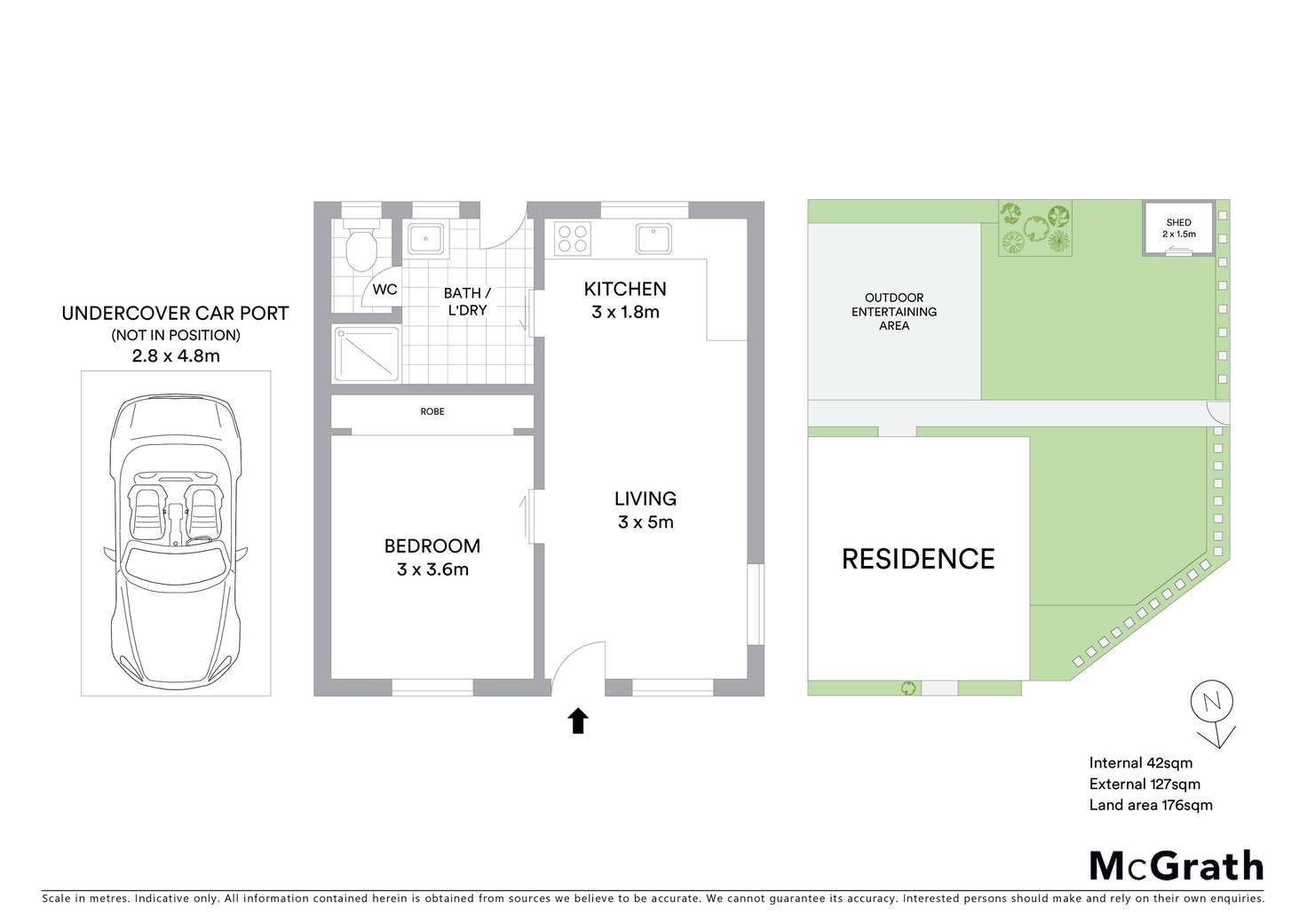 Floorplan of Homely unit listing, 1/62 Kedleston Road, Herne Hill VIC 3218