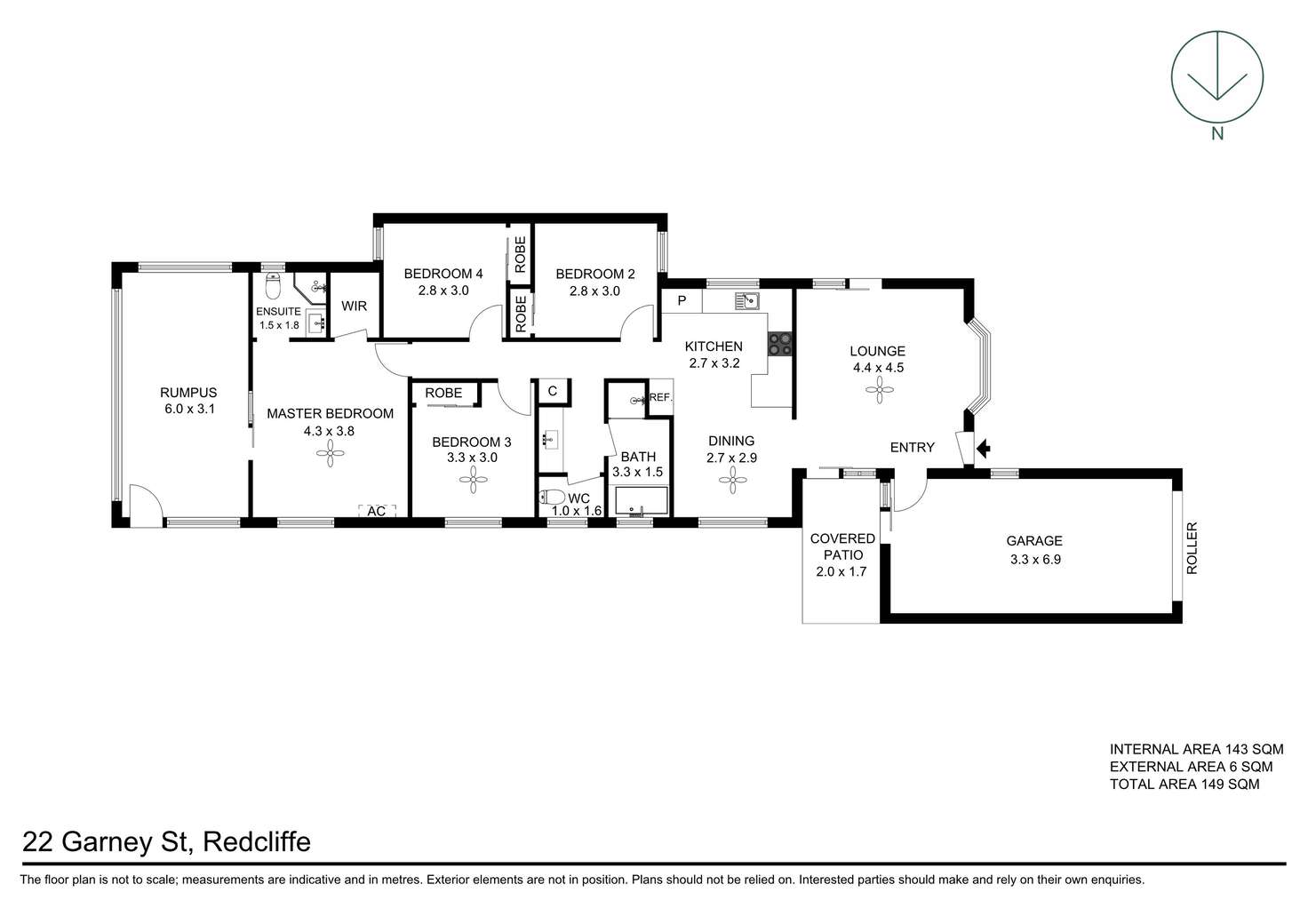 Floorplan of Homely house listing, 22 Garney Street, Redcliffe QLD 4020