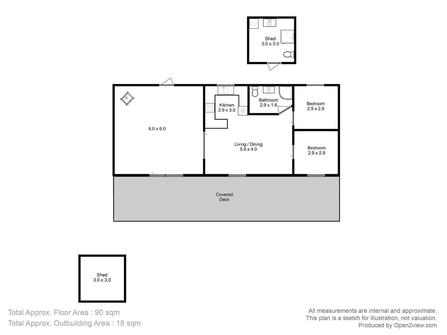 Floorplan of Homely house listing, 16 Lily Street, White Beach TAS 7184