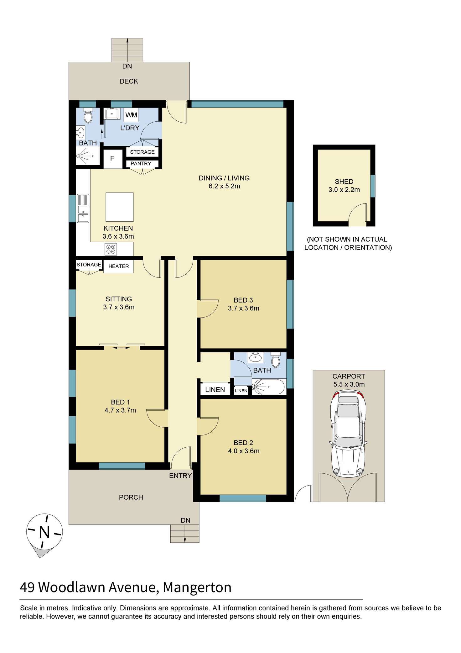 Floorplan of Homely house listing, 49 Woodlawn Avenue, Mangerton NSW 2500