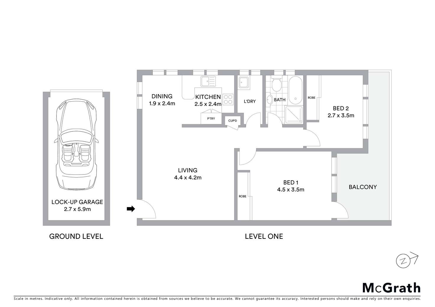 Floorplan of Homely apartment listing, 4/15 Green Street, Kogarah NSW 2217