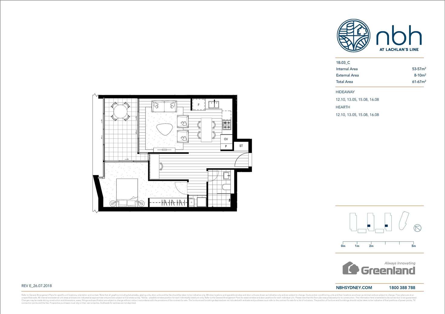 Floorplan of Homely apartment listing, 1608/23 Halifax Street, Macquarie Park NSW 2113