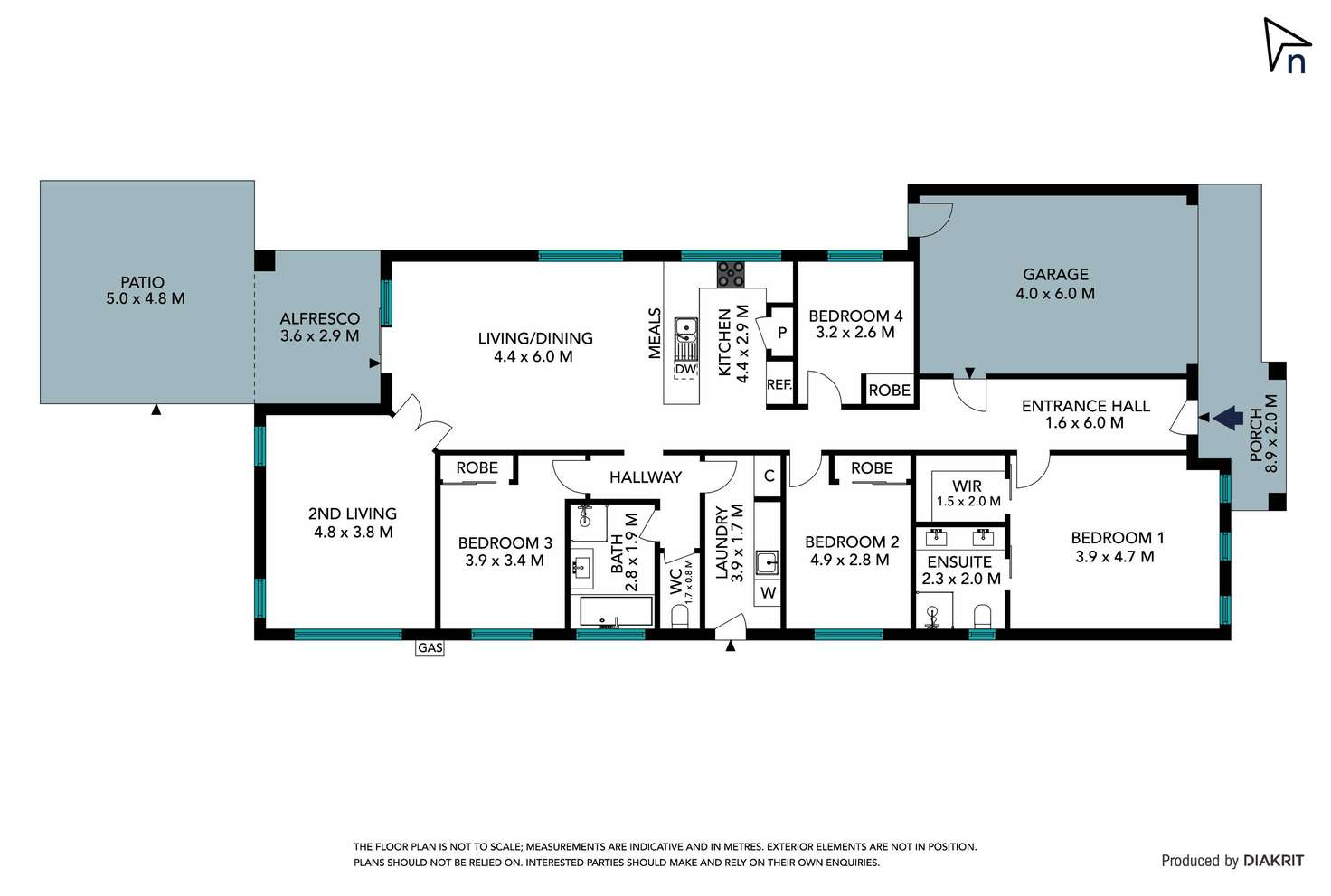 Floorplan of Homely house listing, 5 Paddys Place, South Morang VIC 3752