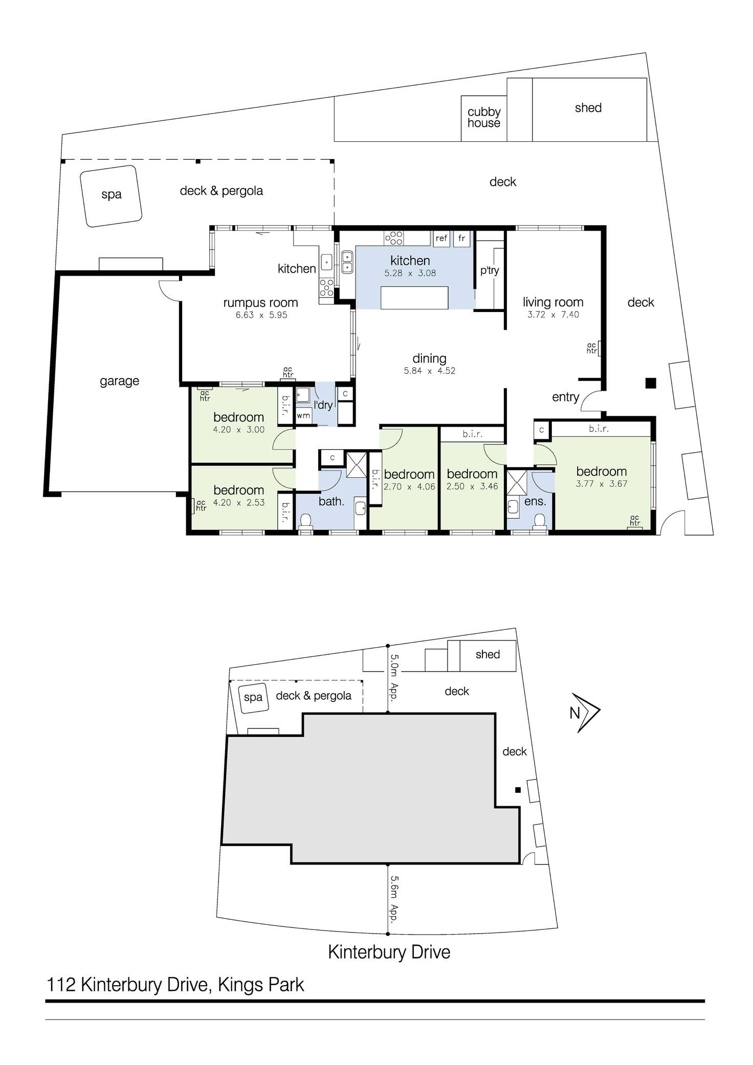 Floorplan of Homely house listing, 112 Kinterbury Drive, Kings Park VIC 3021