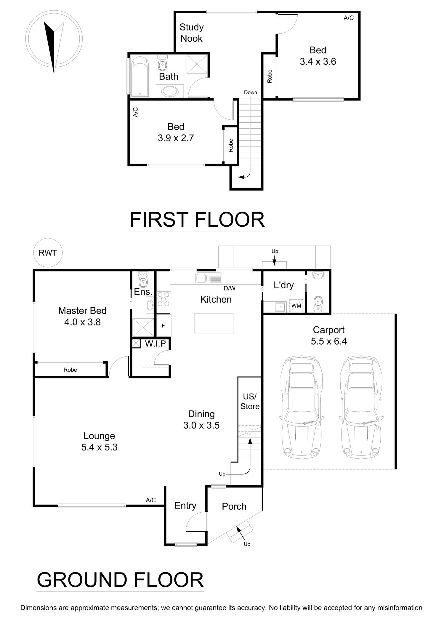 Floorplan of Homely townhouse listing, 2/79 Laura Road, Knoxfield VIC 3180