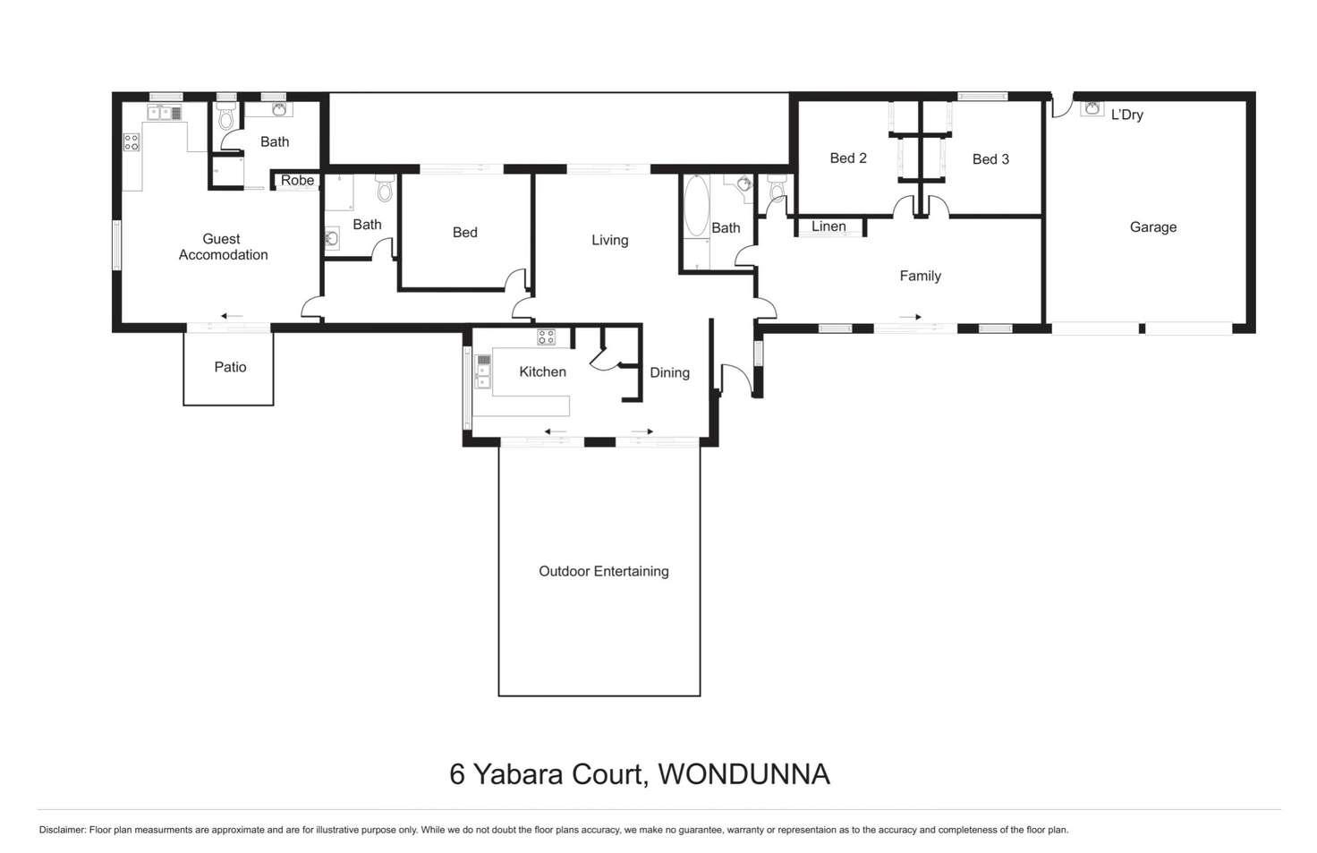 Floorplan of Homely house listing, 6-8 Yabara Court, Wondunna QLD 4655