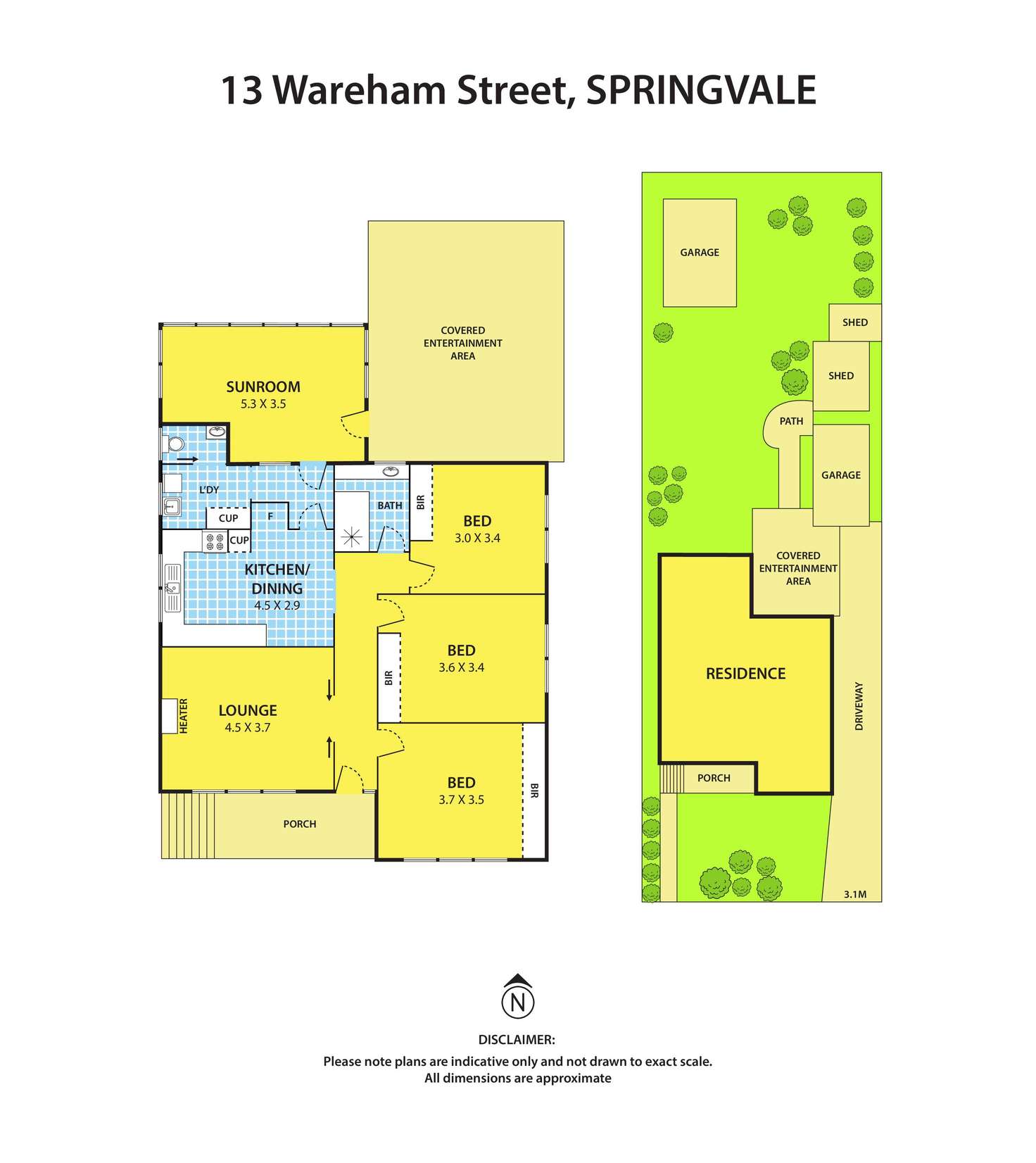 Floorplan of Homely house listing, 13 Wareham Street, Springvale VIC 3171