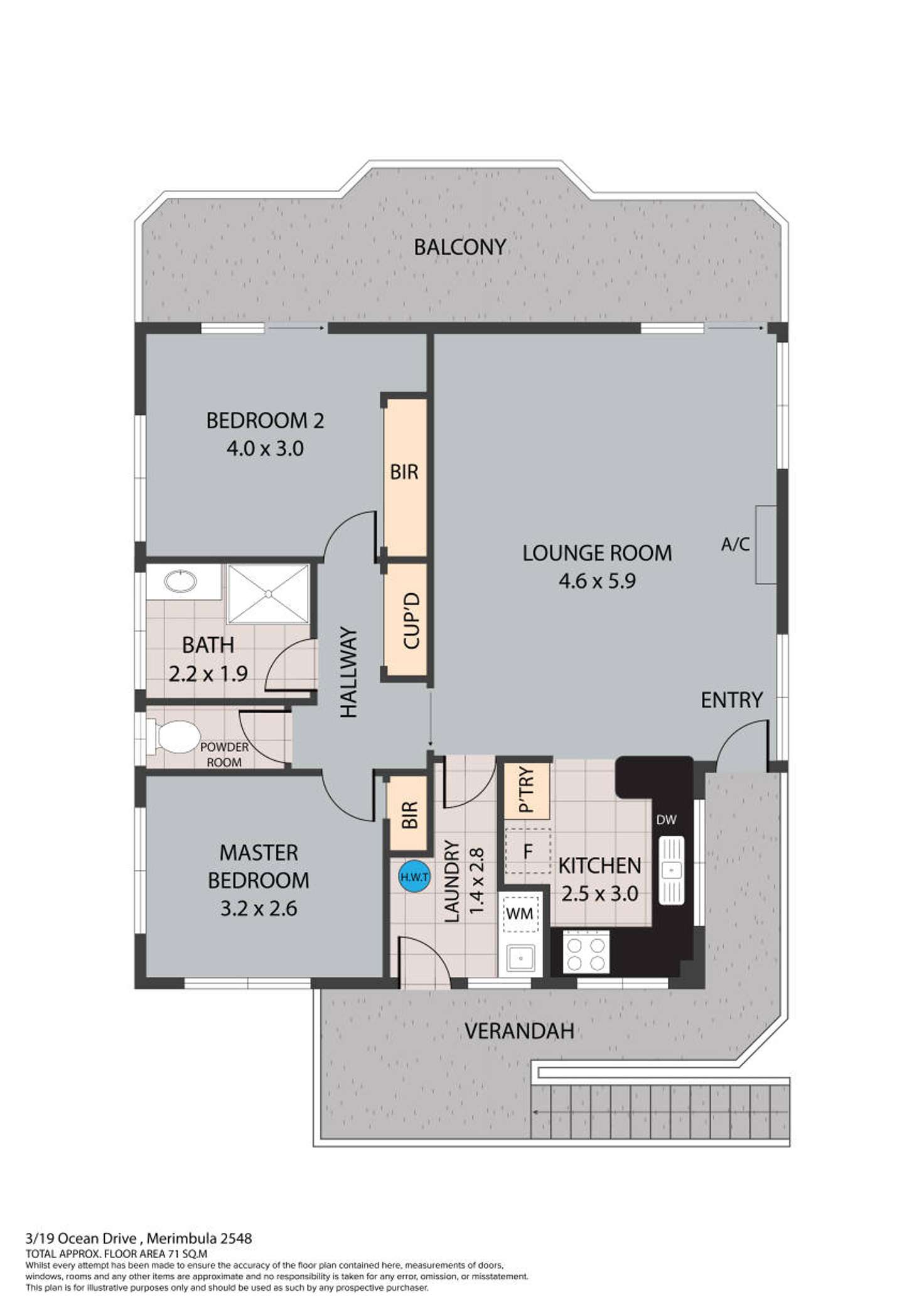 Floorplan of Homely blockOfUnits listing, 19 Ocean Drive, Merimbula NSW 2548
