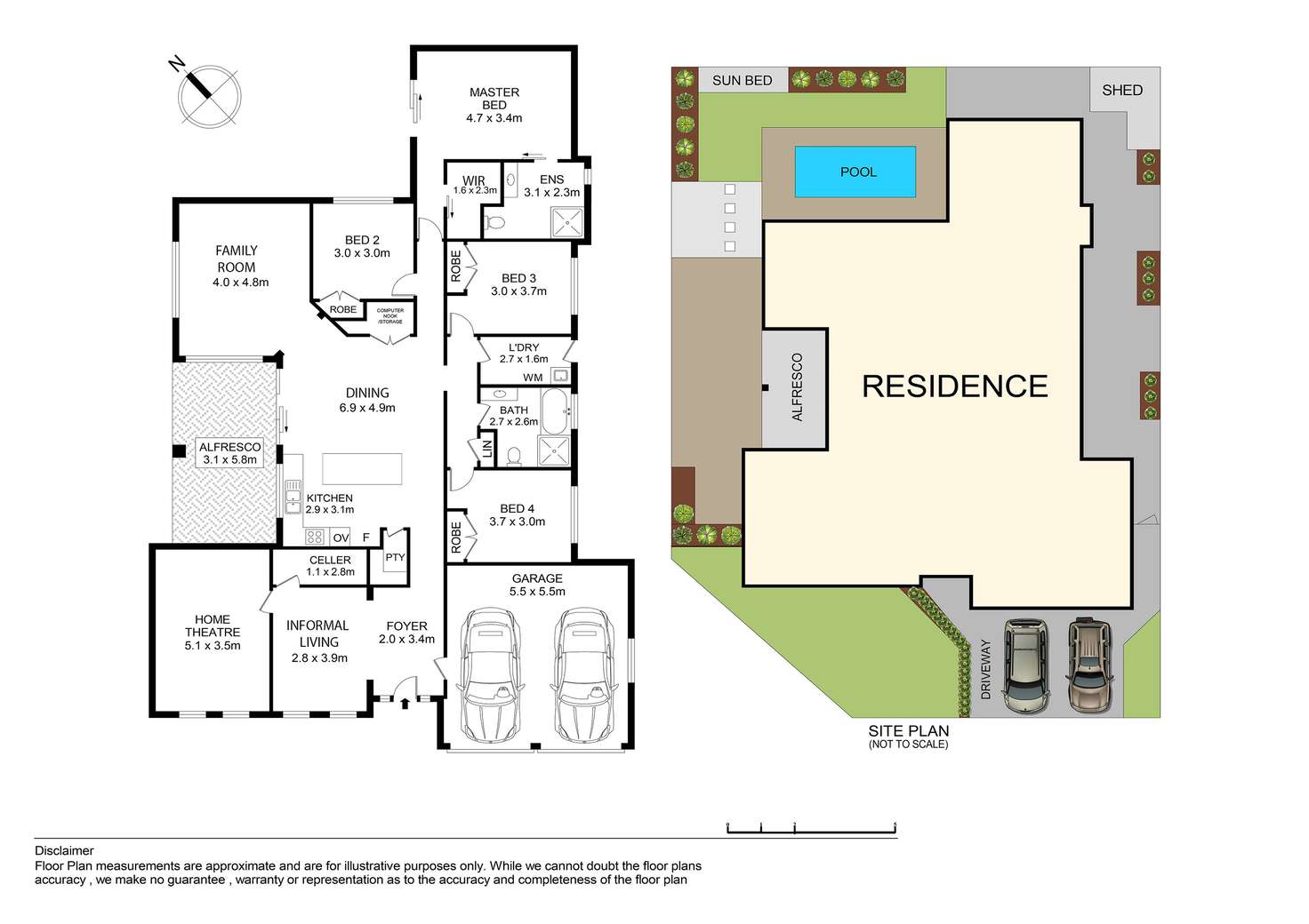 Floorplan of Homely house listing, 67 Damien Drive, Parklea NSW 2768