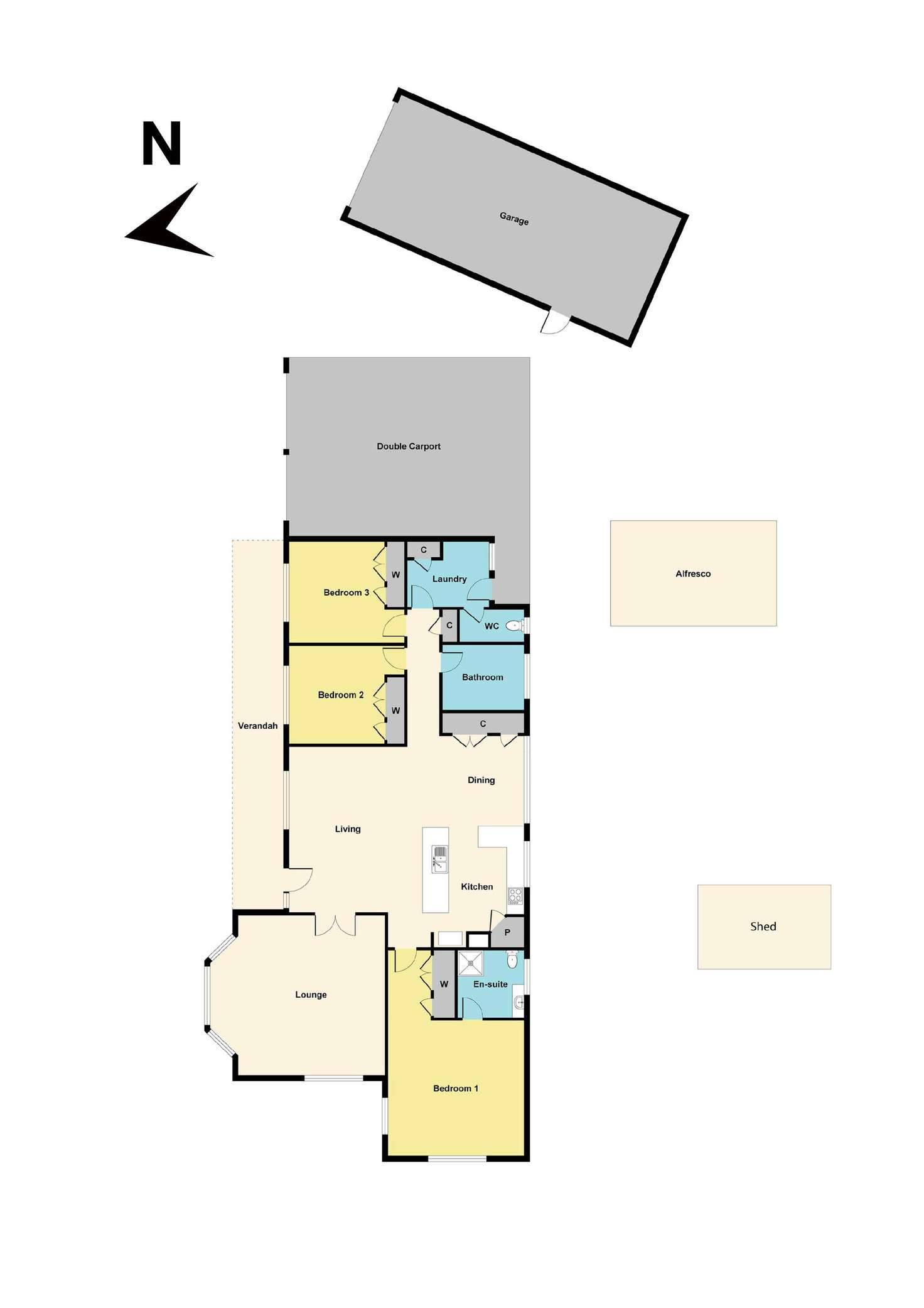 Floorplan of Homely house listing, 29 Heales Street, Mount Pleasant VIC 3350