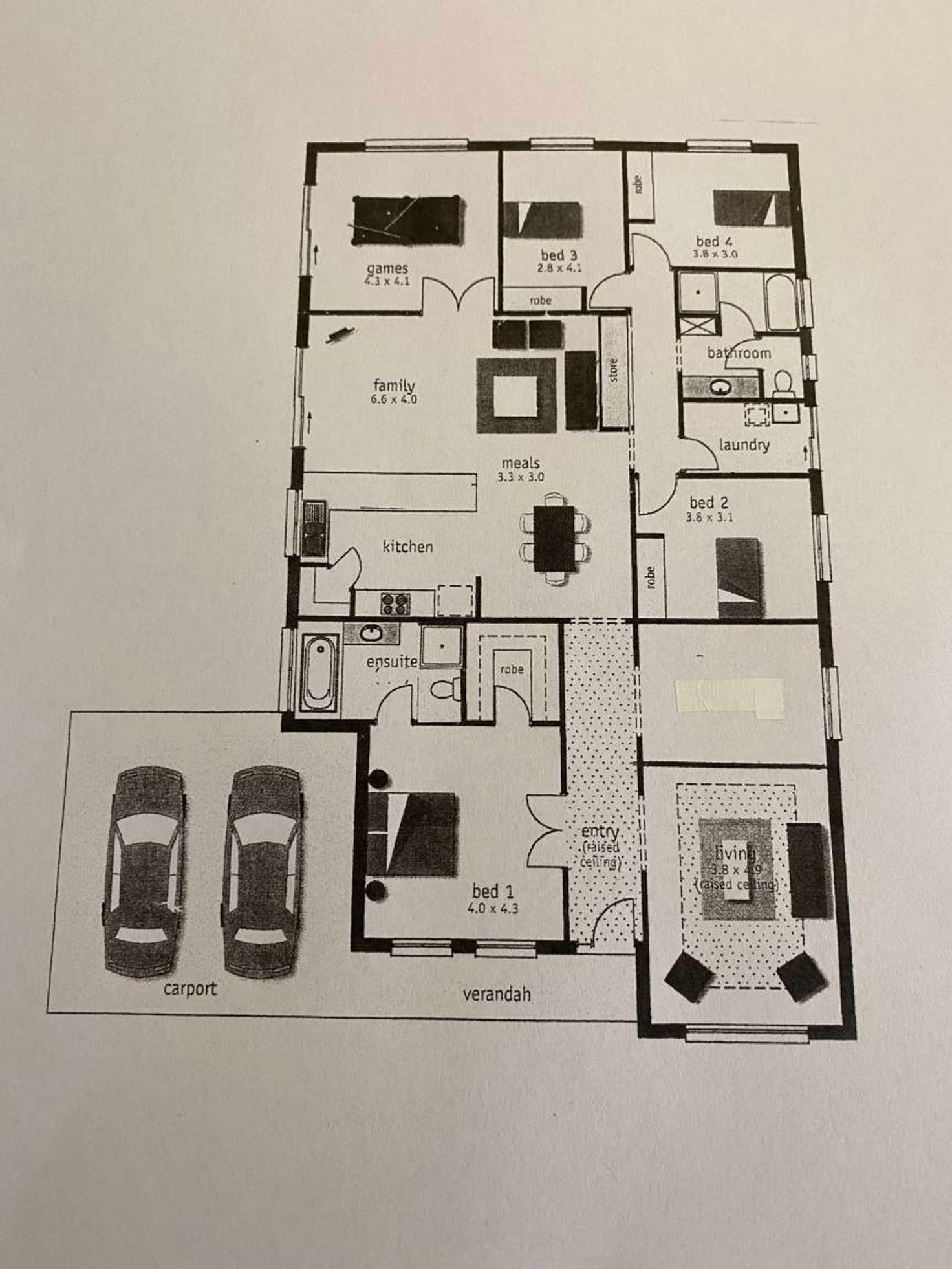 Floorplan of Homely house listing, 8 Ekers Court, Mount Compass SA 5210