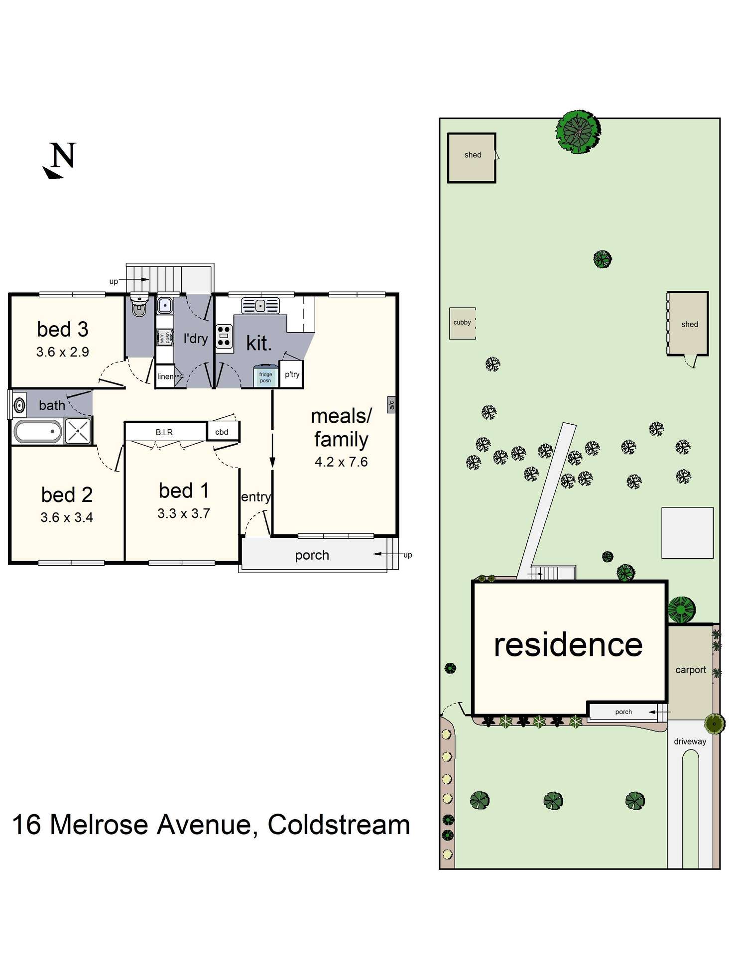 Floorplan of Homely house listing, 16 Melrose Avenue, Coldstream VIC 3770