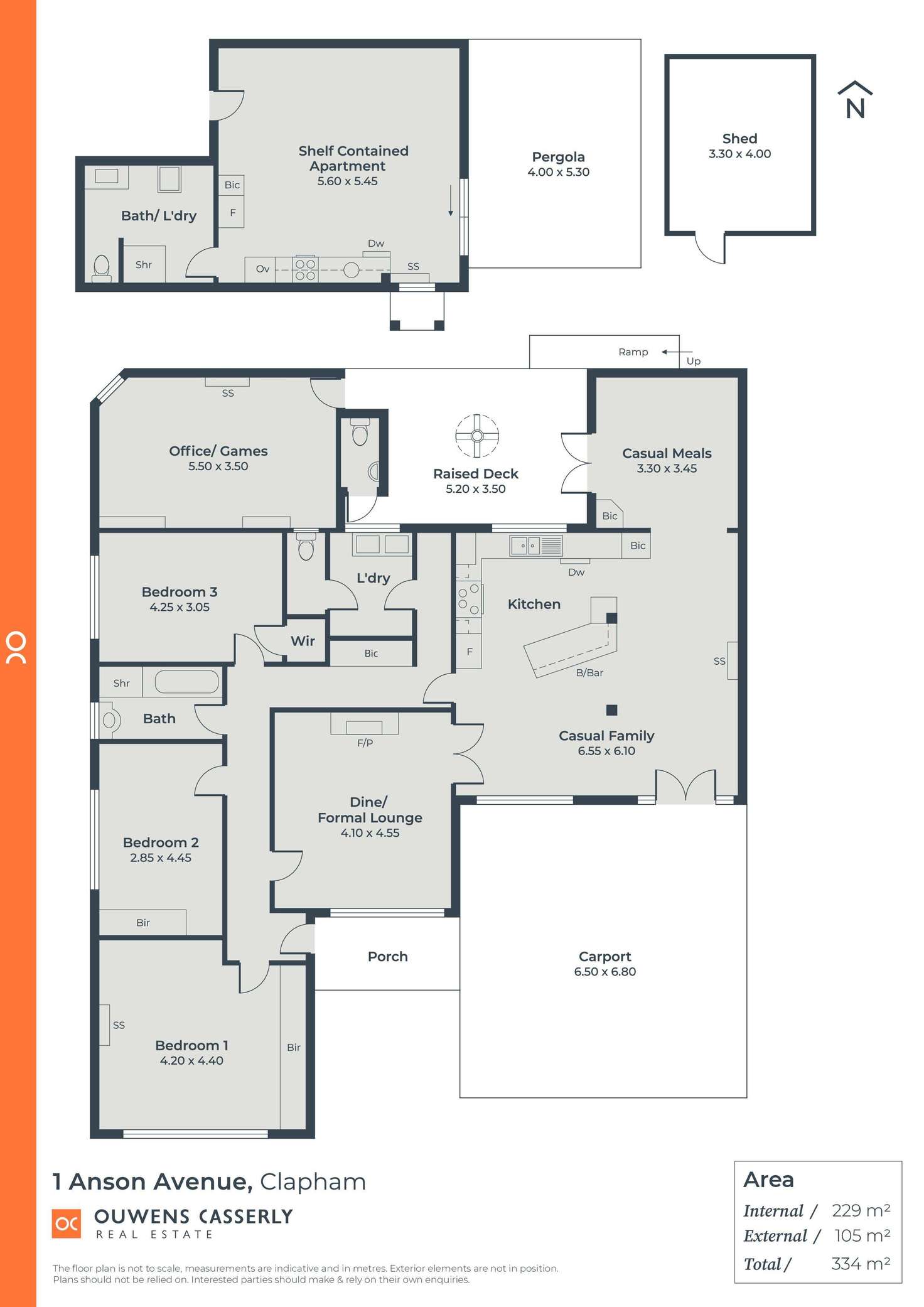Floorplan of Homely house listing, 1 Anson Avenue, Clapham SA 5062