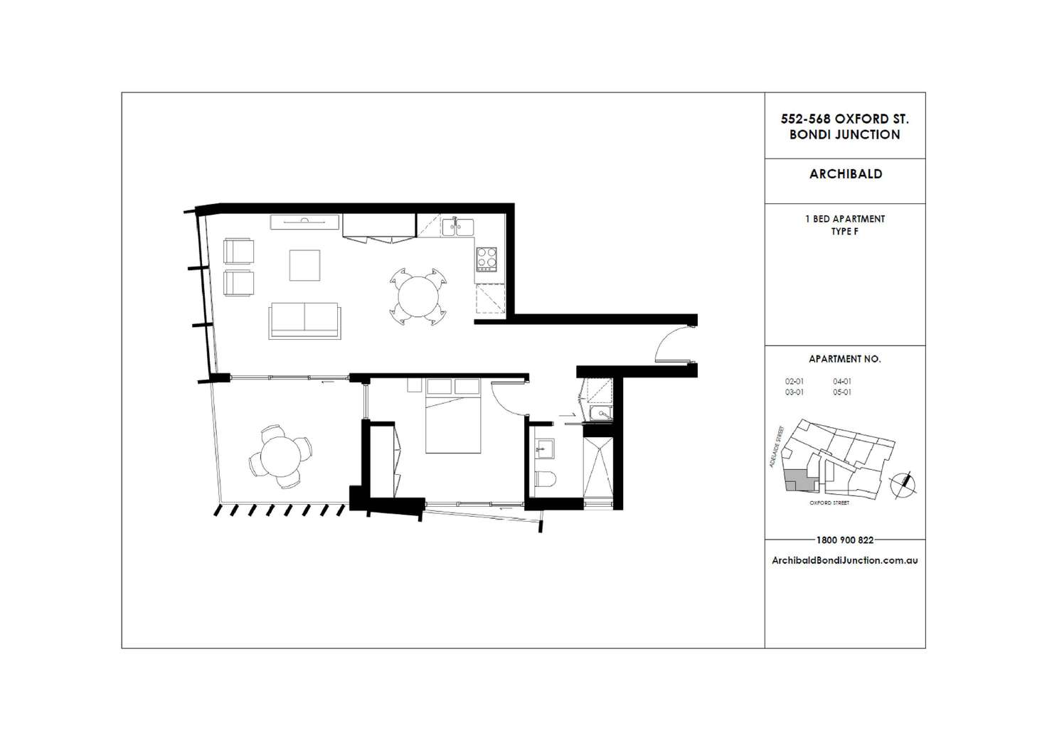Floorplan of Homely unit listing, 301/568 Oxford Street, Bondi Junction NSW 2022