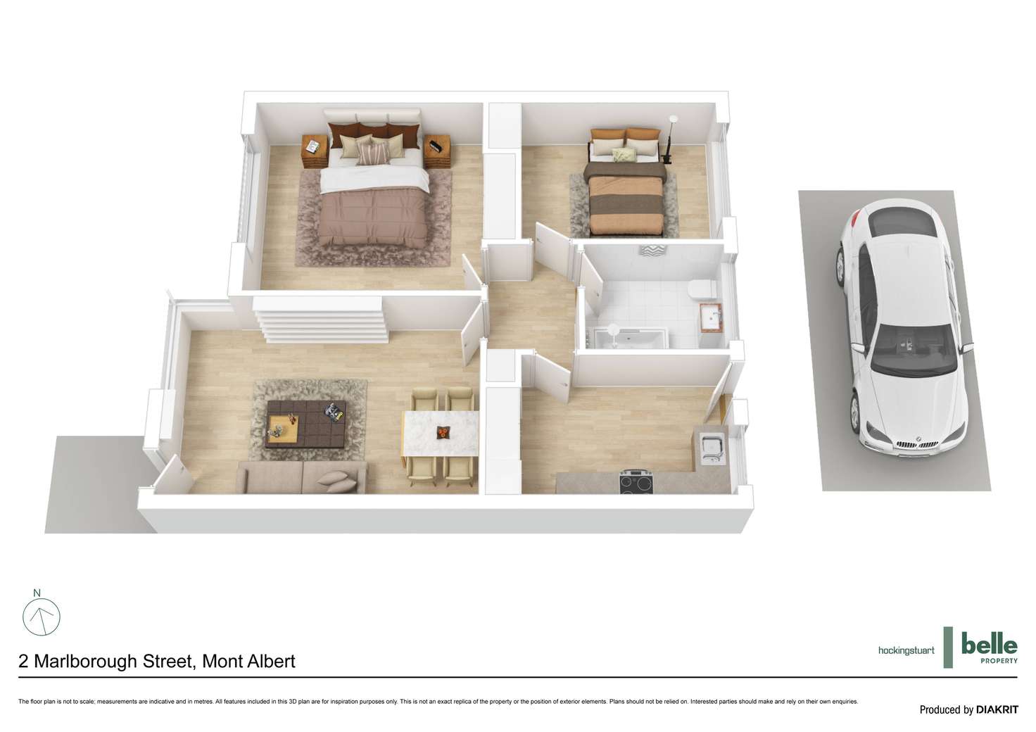 Floorplan of Homely unit listing, 4/2 Marlborough Street, Mont Albert VIC 3127