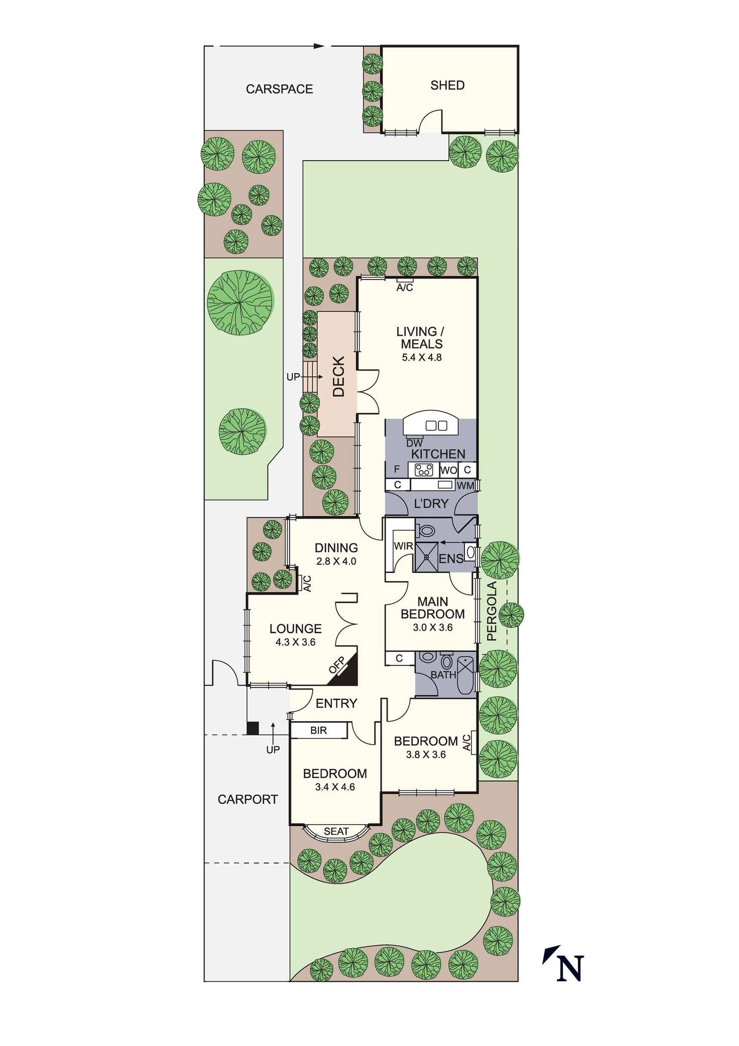 Floorplan of Homely house listing, 28 Myrtle Grove, Reservoir VIC 3073