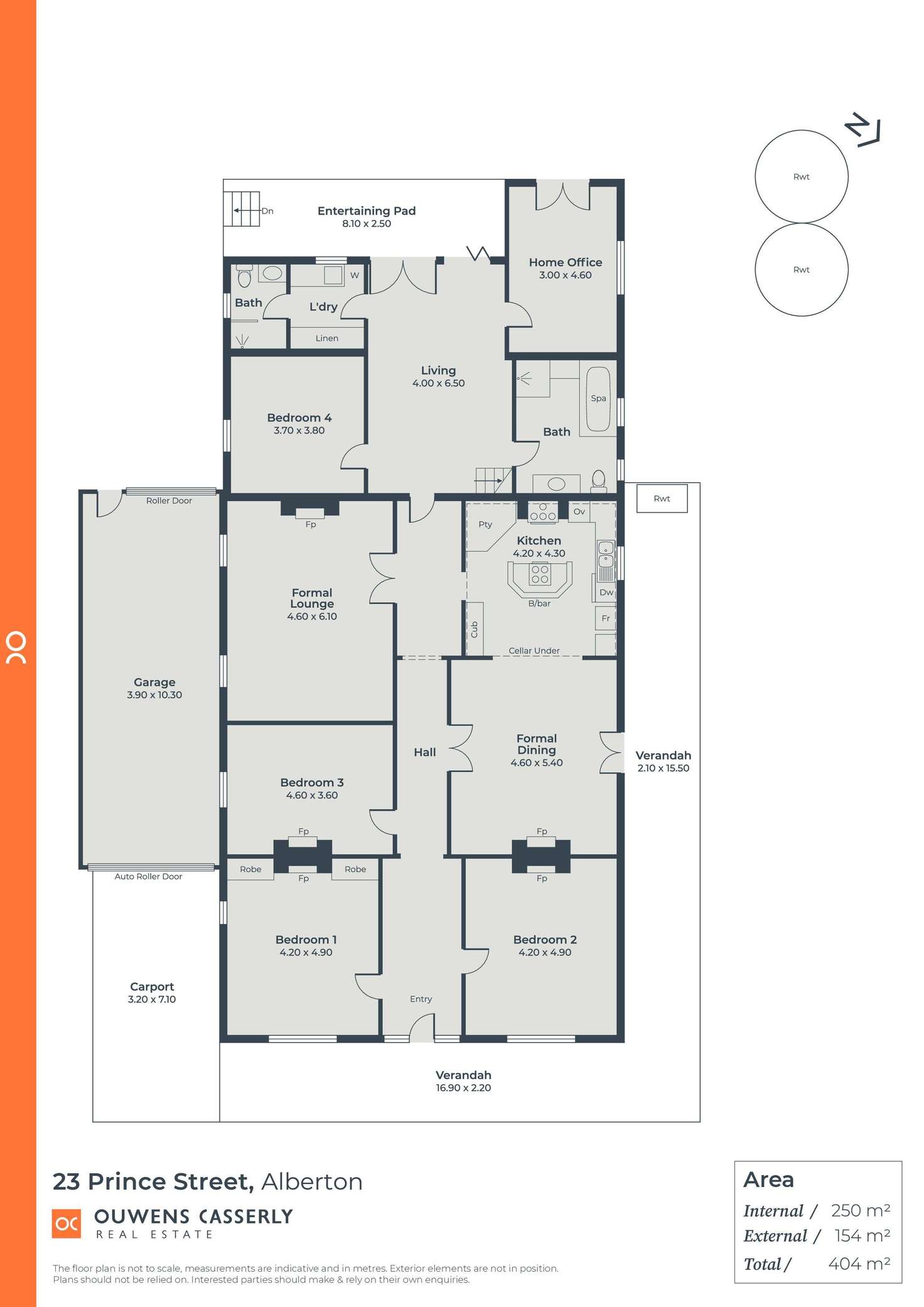 Floorplan of Homely house listing, 23 Prince Street, Alberton SA 5014