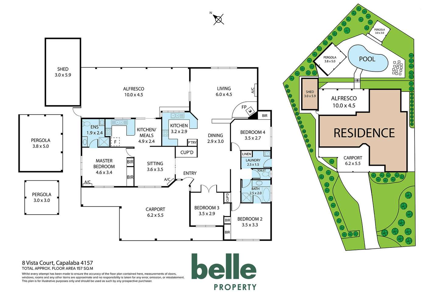 Floorplan of Homely house listing, 8 Vista Court, Capalaba QLD 4157