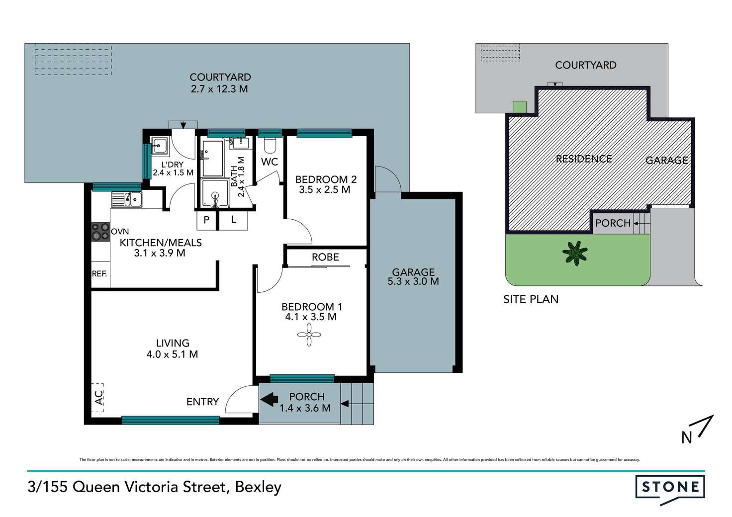 Floorplan of Homely villa listing, 3/155 Queen Victoria Street, Bexley NSW 2207