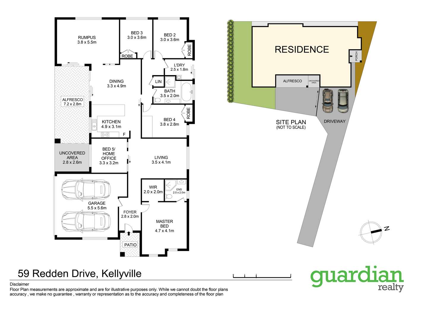 Floorplan of Homely house listing, 59 Redden Drive, Kellyville NSW 2155