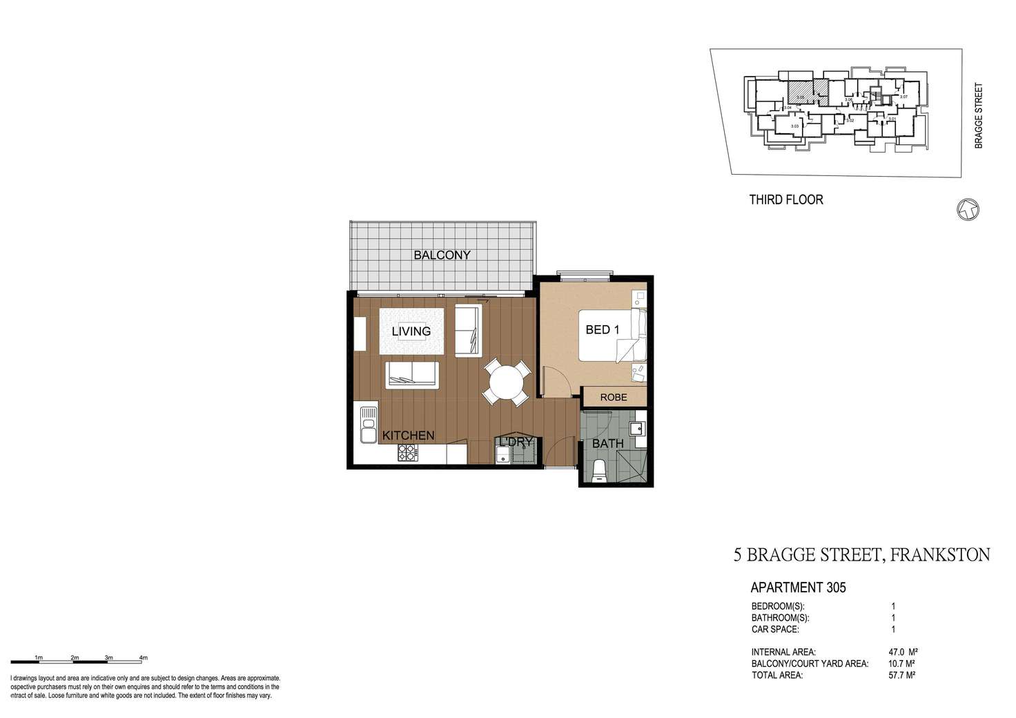 Floorplan of Homely apartment listing, 5 - 7 Bragge Street, Frankston VIC 3199