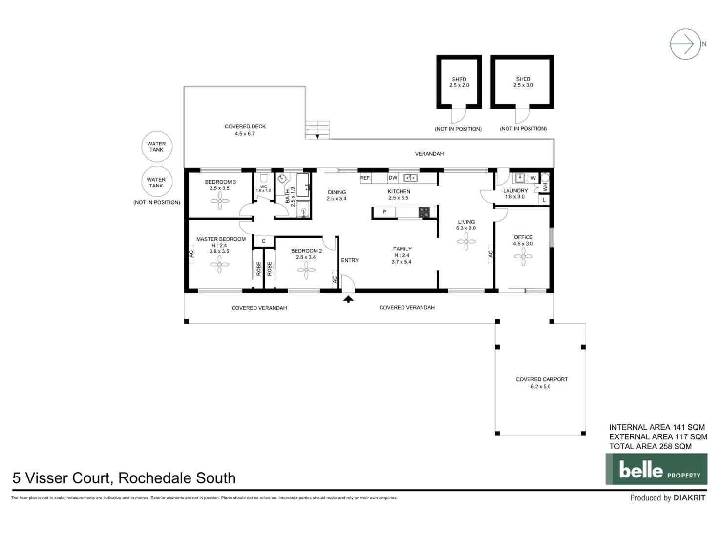 Floorplan of Homely house listing, 5 Visser Court, Rochedale South QLD 4123