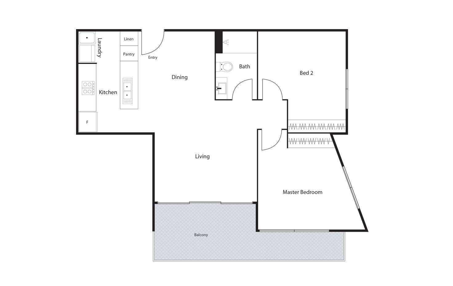 Floorplan of Homely unit listing, 137/7 Irving Street, Phillip ACT 2606