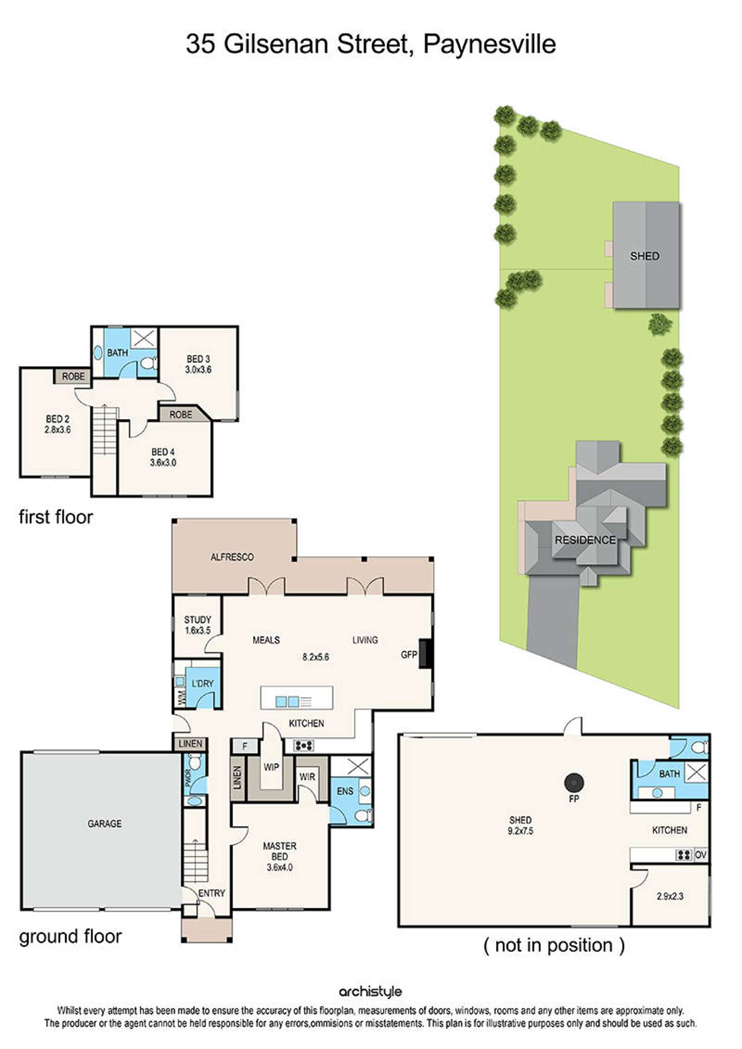 Floorplan of Homely house listing, 35 Gilsenan Street, Paynesville VIC 3880