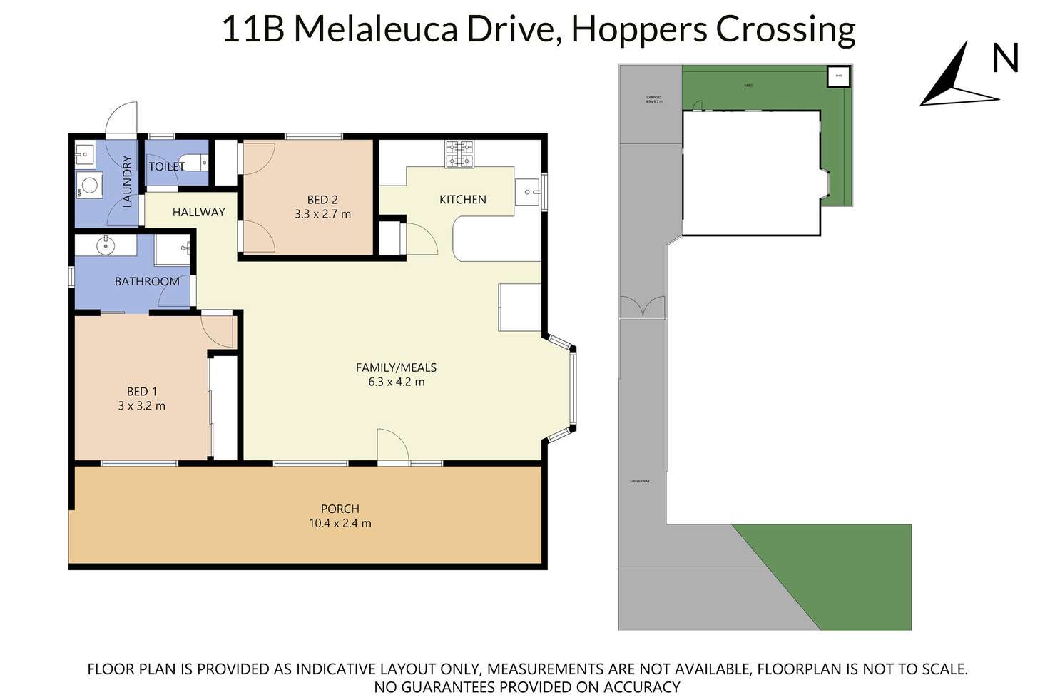Floorplan of Homely house listing, 11B Melaleuca Drive, Hoppers Crossing VIC 3029