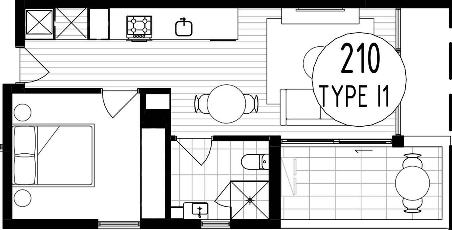 Floorplan of Homely apartment listing, 210/116-120 Martin Street, Brighton VIC 3186