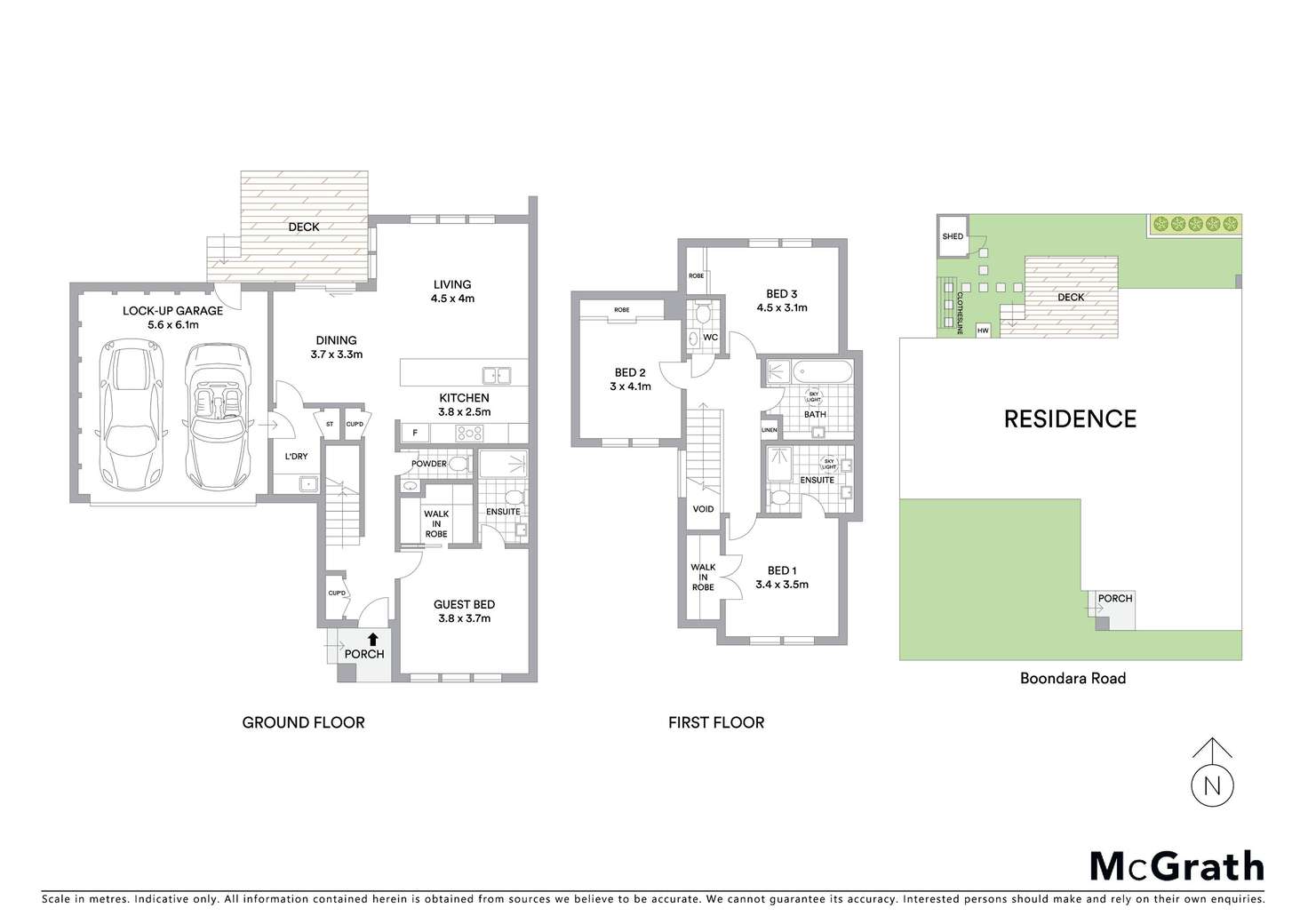 Floorplan of Homely townhouse listing, 2/37 Boondara Road, Mont Albert North VIC 3129