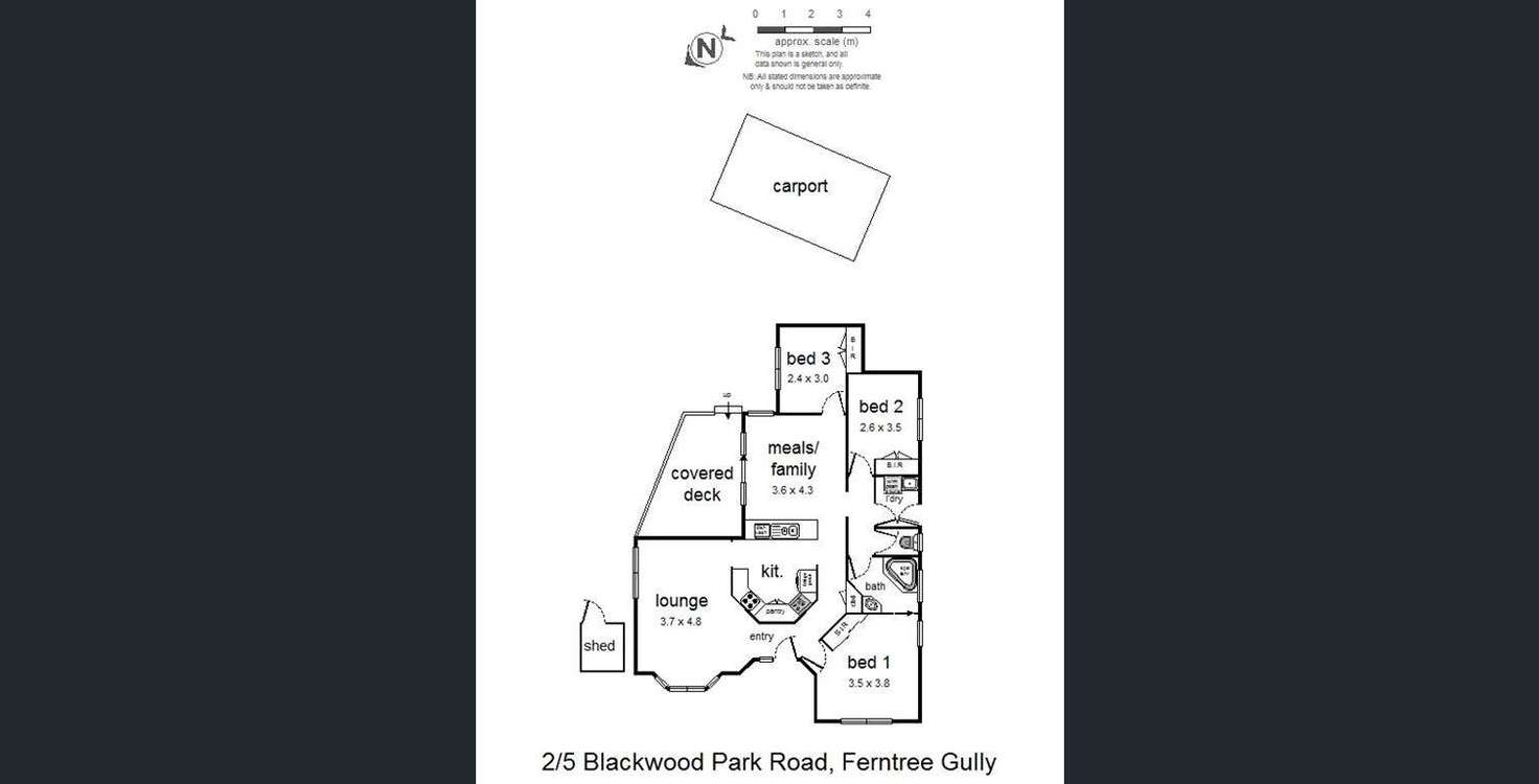 Floorplan of Homely house listing, 2/5 Blackwood Park Road, Ferntree Gully VIC 3156