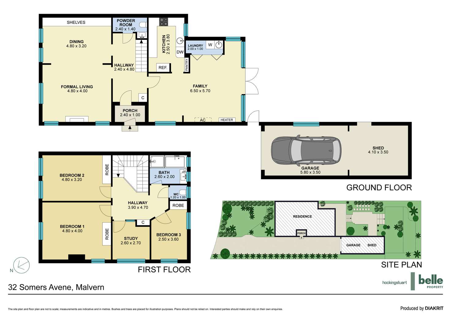 Floorplan of Homely house listing, 32 Somers Avenue, Malvern VIC 3144