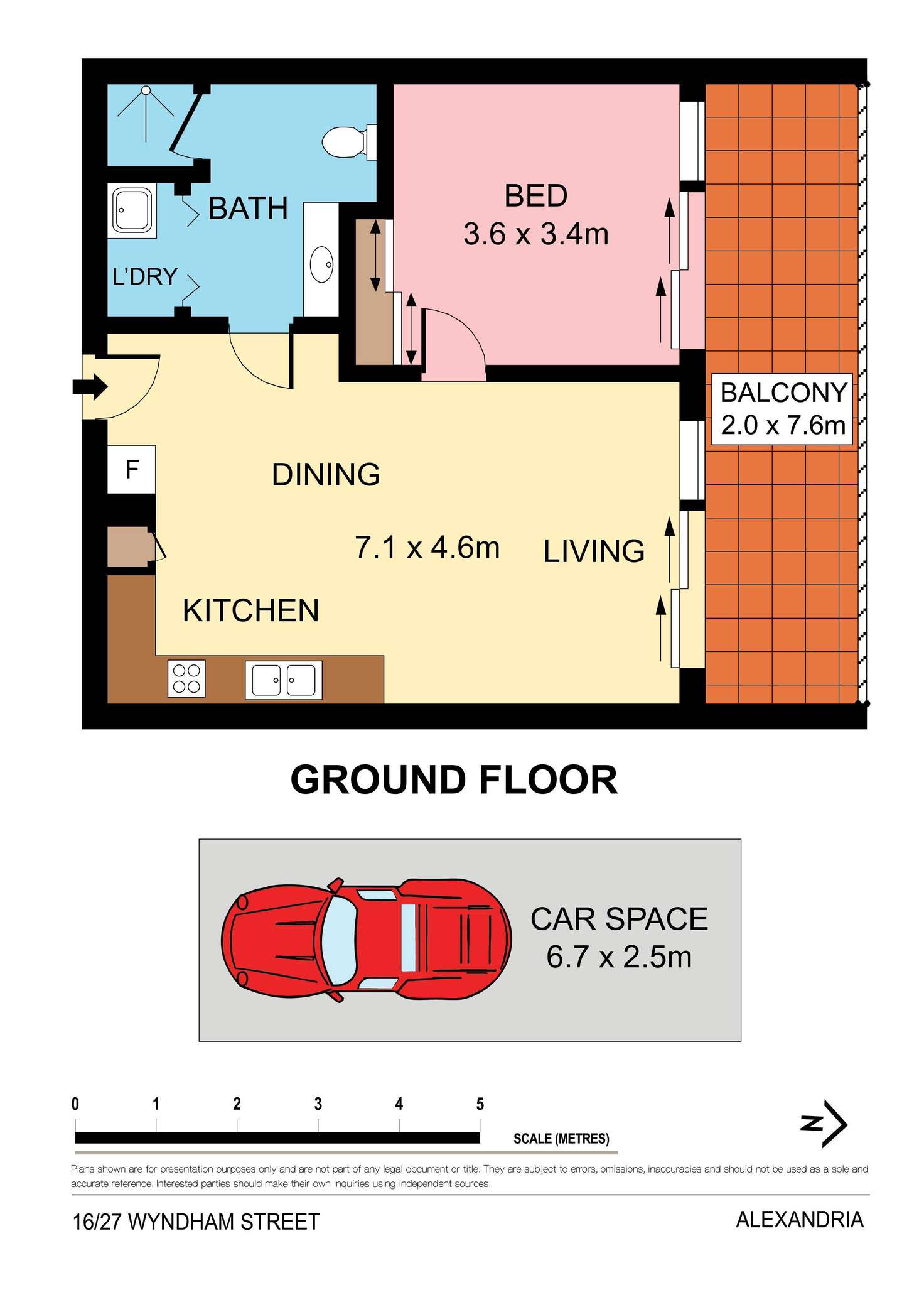 Floorplan of Homely apartment listing, 16/27 Wyndham Street, Alexandria NSW 2015