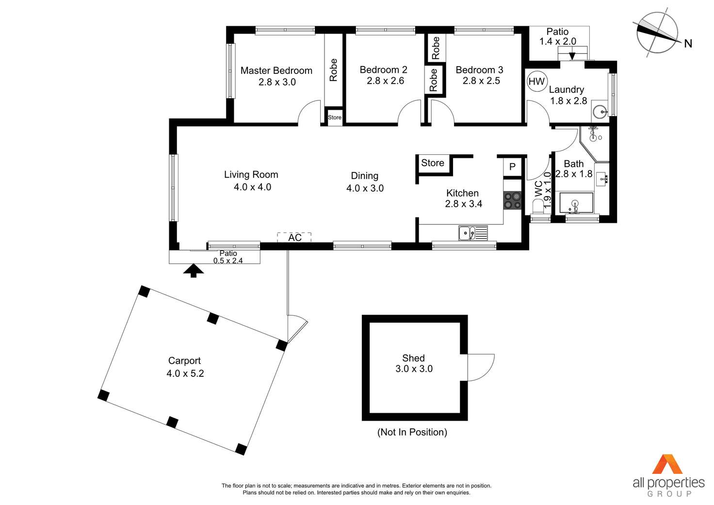 Floorplan of Homely house listing, 13 Bergomi Court, Eagleby QLD 4207