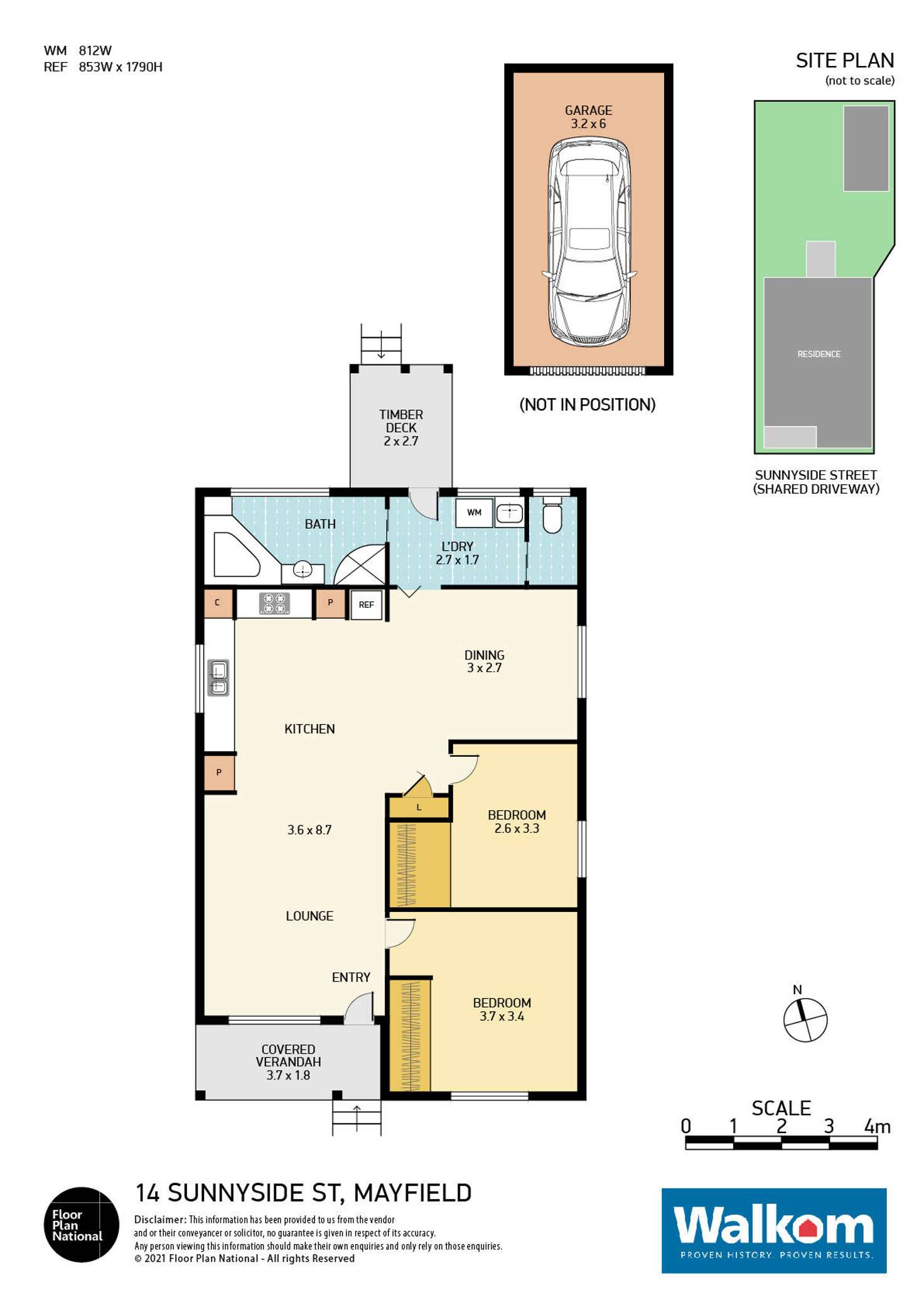 Floorplan of Homely house listing, 14 Sunnyside Street, Mayfield NSW 2304