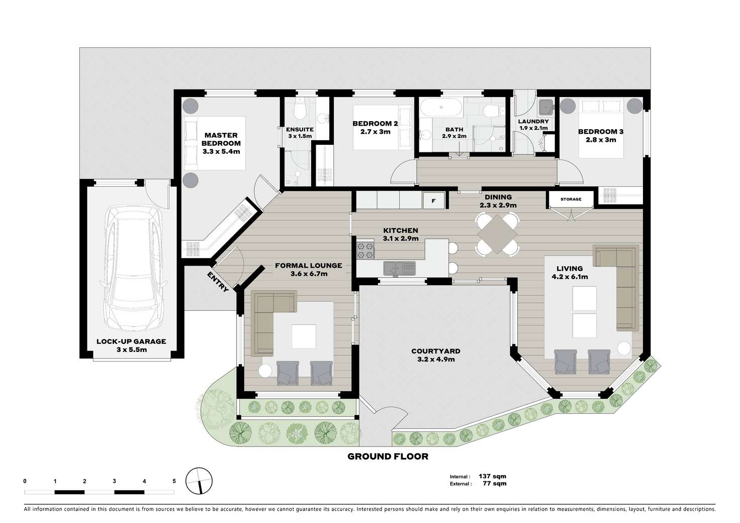 Floorplan of Homely villa listing, 6/9 Anzac Street, Miranda NSW 2228