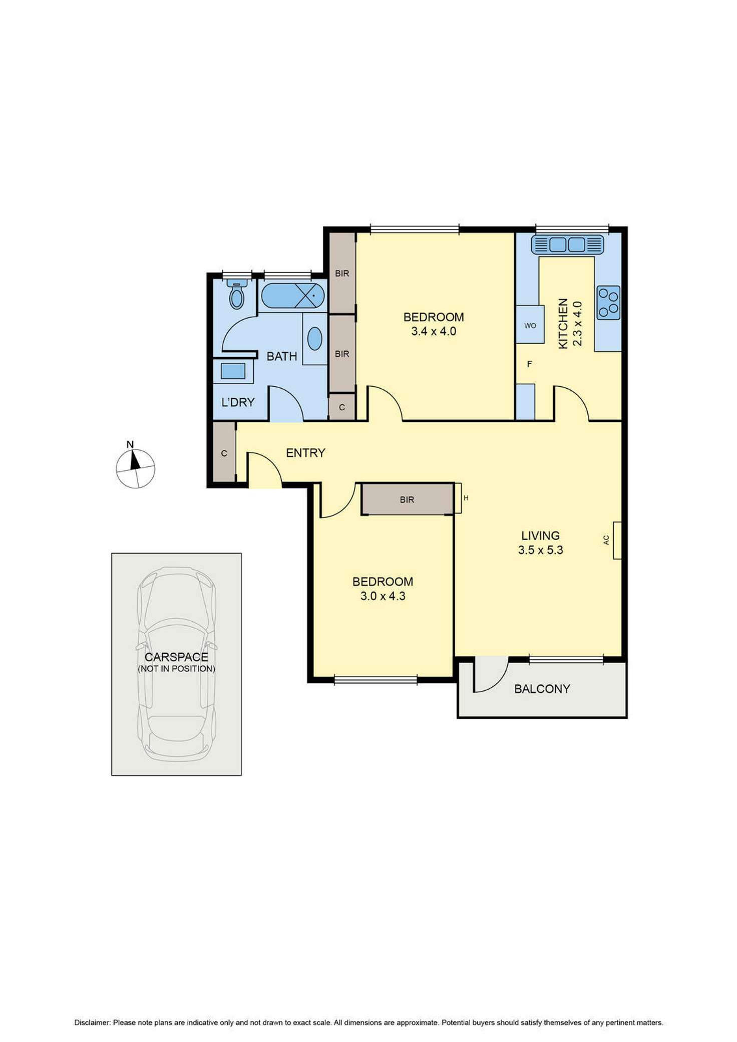 Floorplan of Homely apartment listing, 12/18 Raleigh Street, Essendon VIC 3040