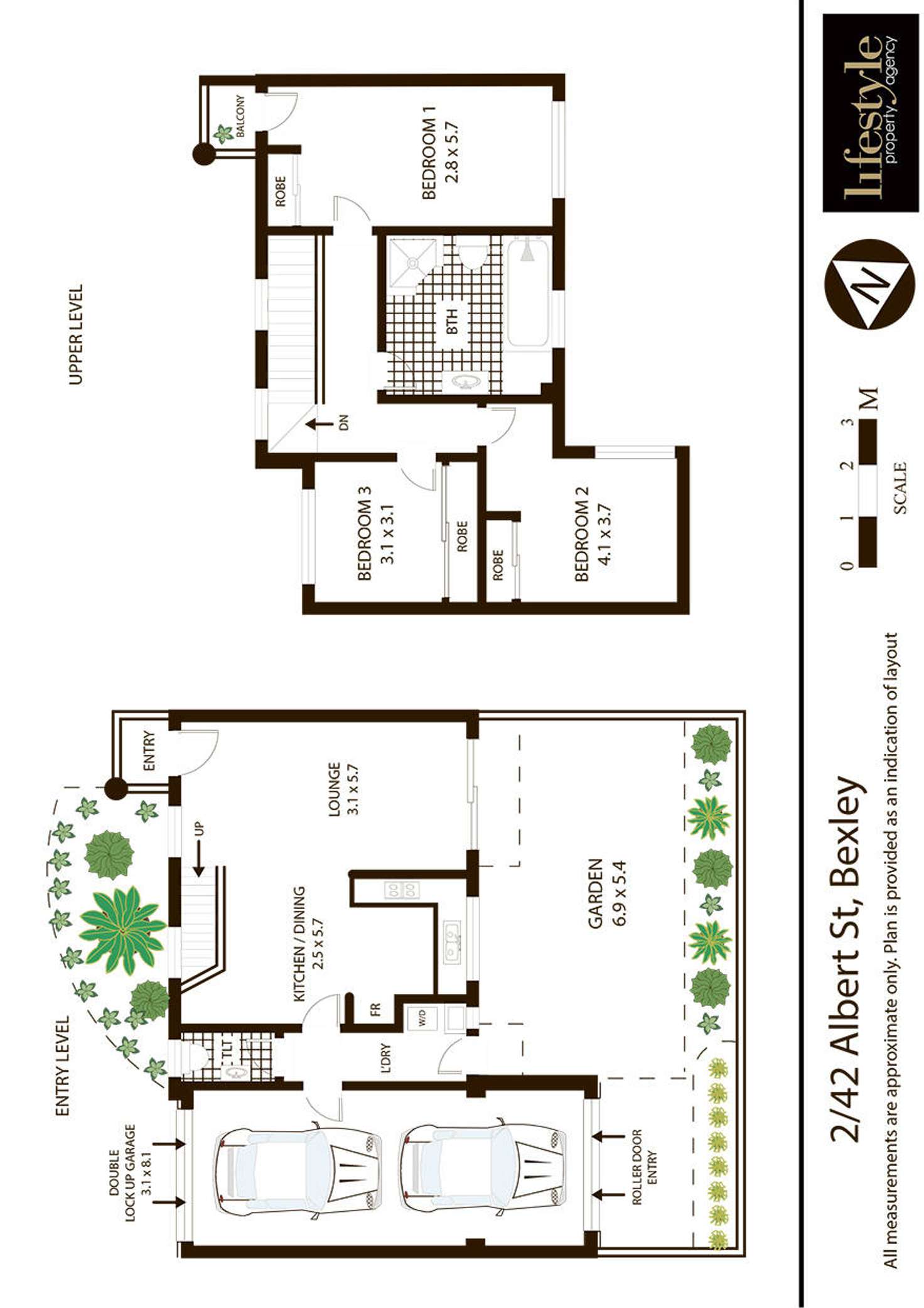 Floorplan of Homely townhouse listing, 42 Albert Street, Bexley NSW 2207