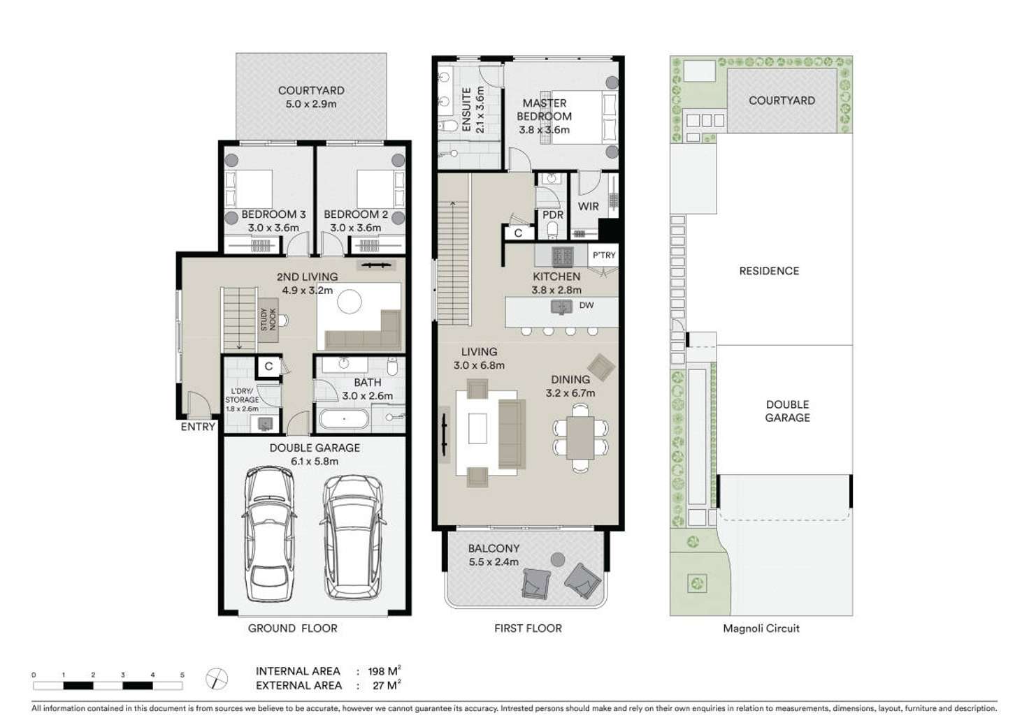 Floorplan of Homely apartment listing, 2/23 Magnoli Circuit, Palm Beach QLD 4221