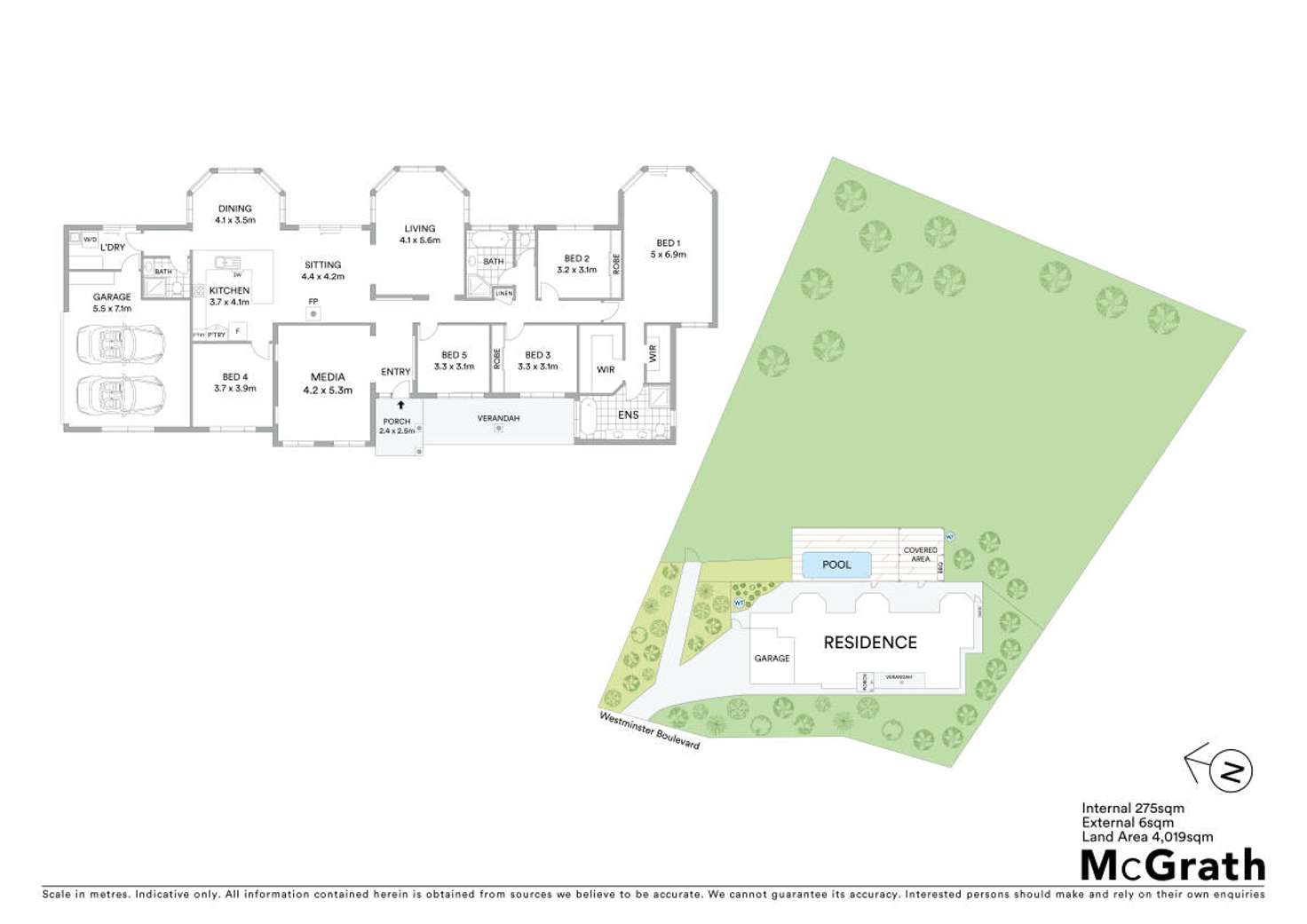 Floorplan of Homely house listing, 8 Westminster Boulevard, Elanora QLD 4221