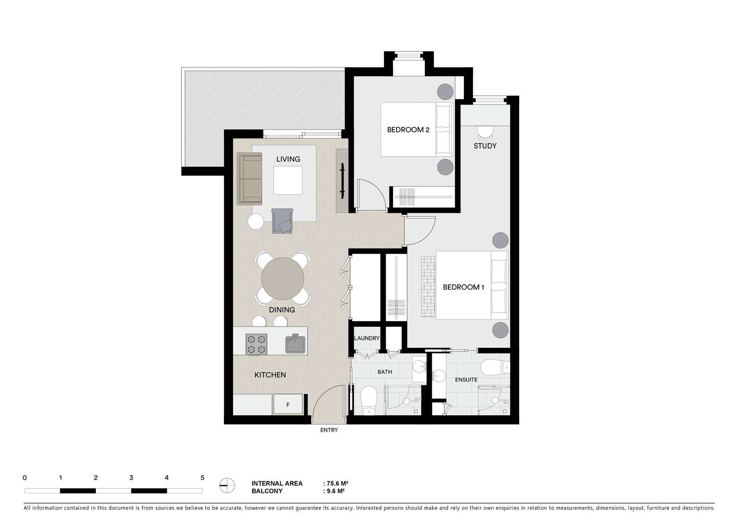 Floorplan of Homely apartment listing, 105/1-5 Neil Court, Blackburn South VIC 3130