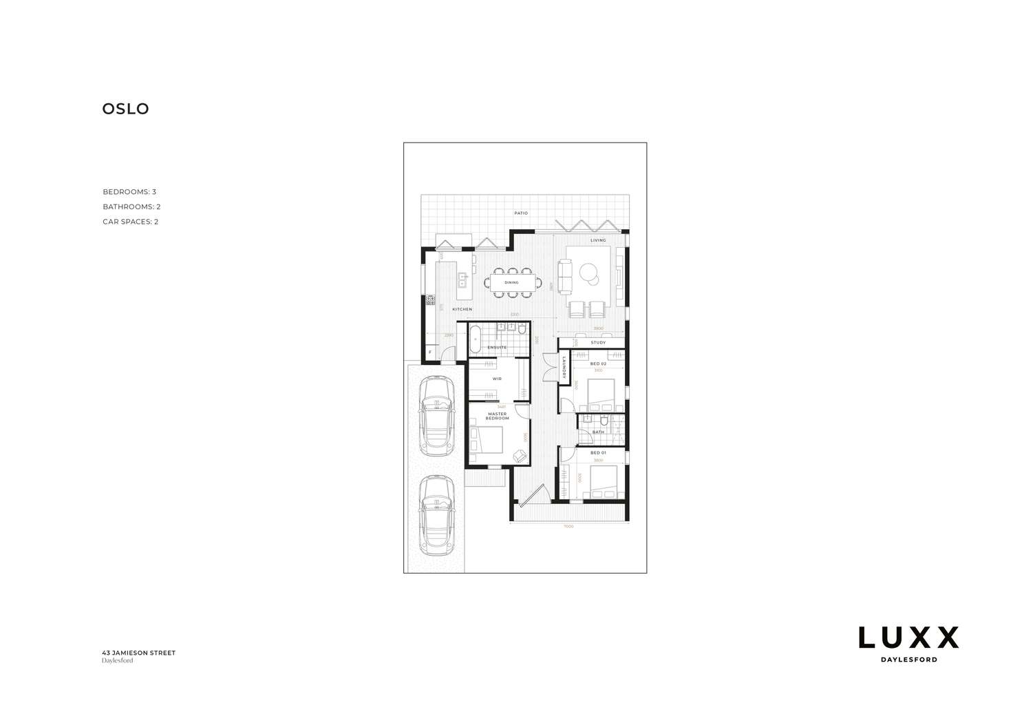 Floorplan of Homely house listing, 7 Maxela Court, Daylesford VIC 3460