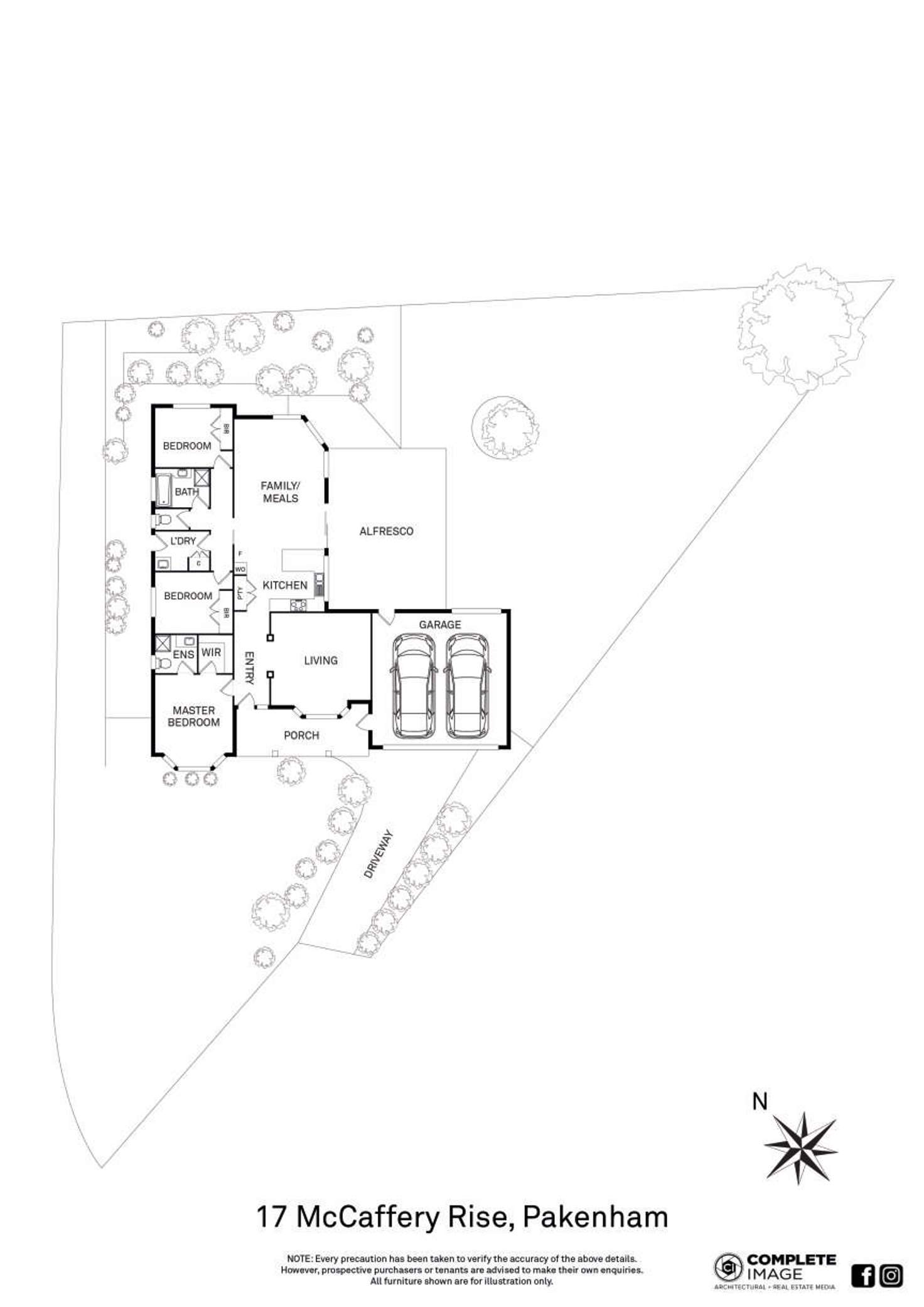 Floorplan of Homely house listing, 17 McCaffery Rise, Pakenham VIC 3810