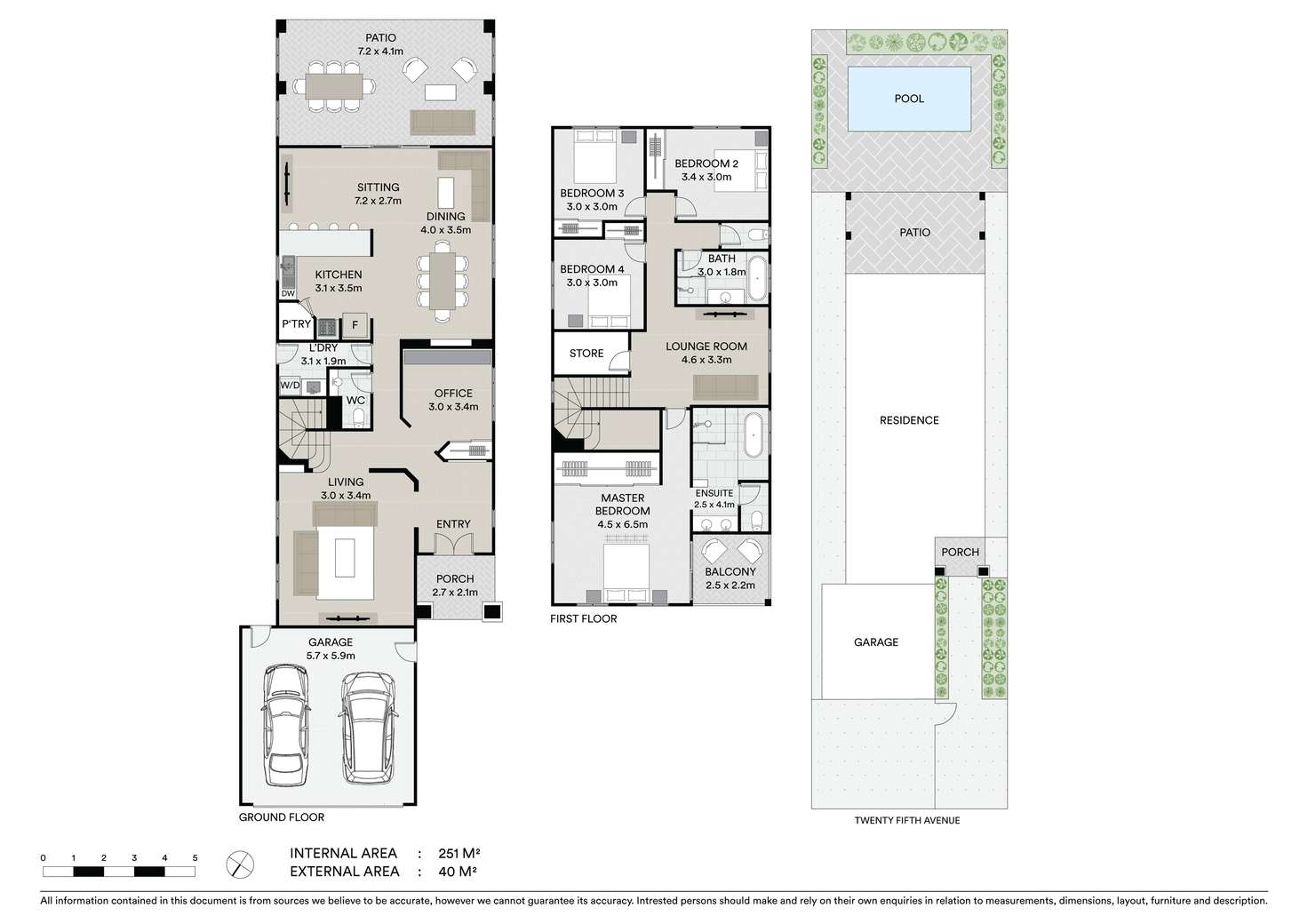 Floorplan of Homely house listing, 43 Twenty Fifth Avenue, Palm Beach QLD 4221