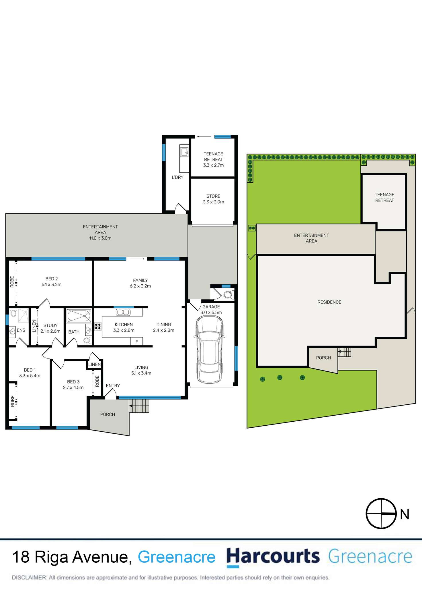 Floorplan of Homely house listing, 18 Riga Avenue, Greenacre NSW 2190