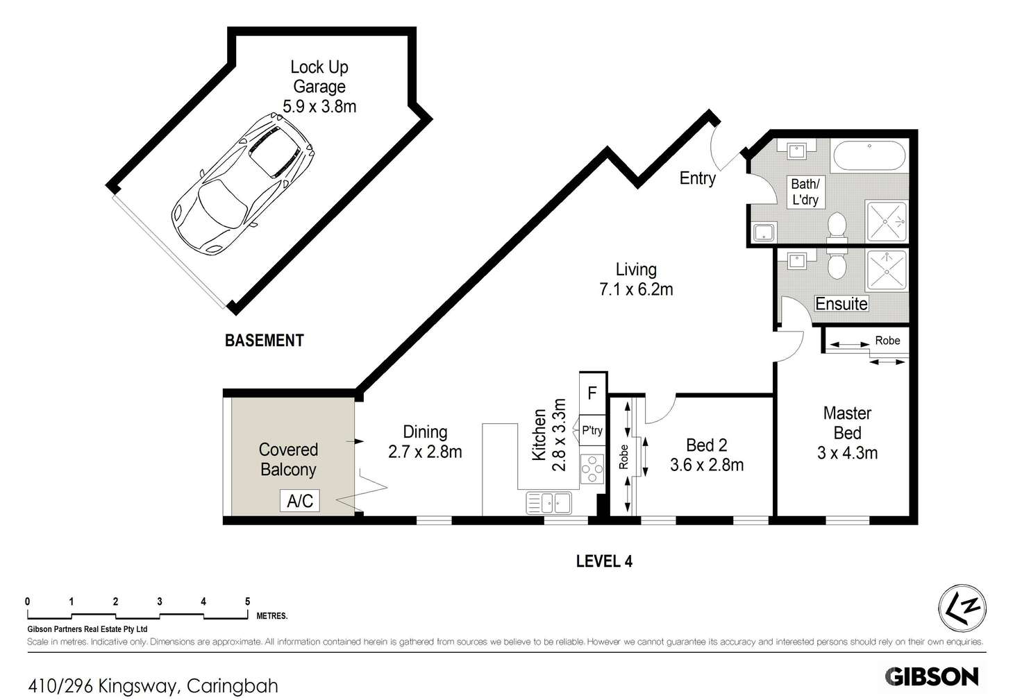 Floorplan of Homely apartment listing, 410/296-300 Kingsway, Caringbah NSW 2229