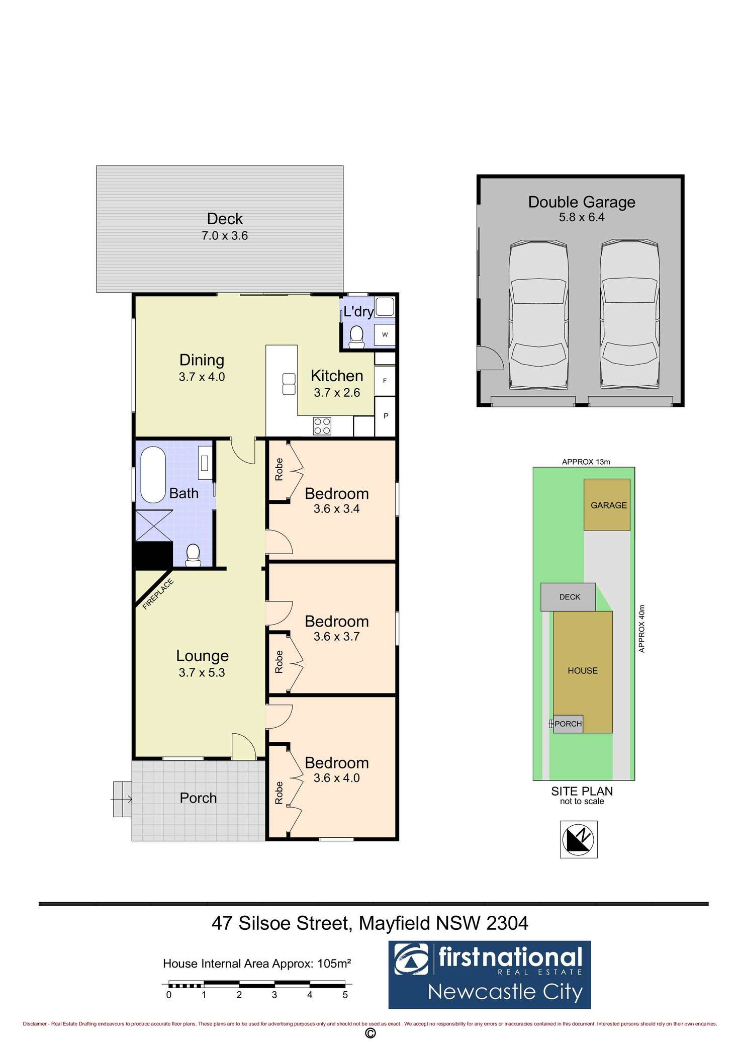 Floorplan of Homely house listing, 47 Silsoe Street, Mayfield NSW 2304