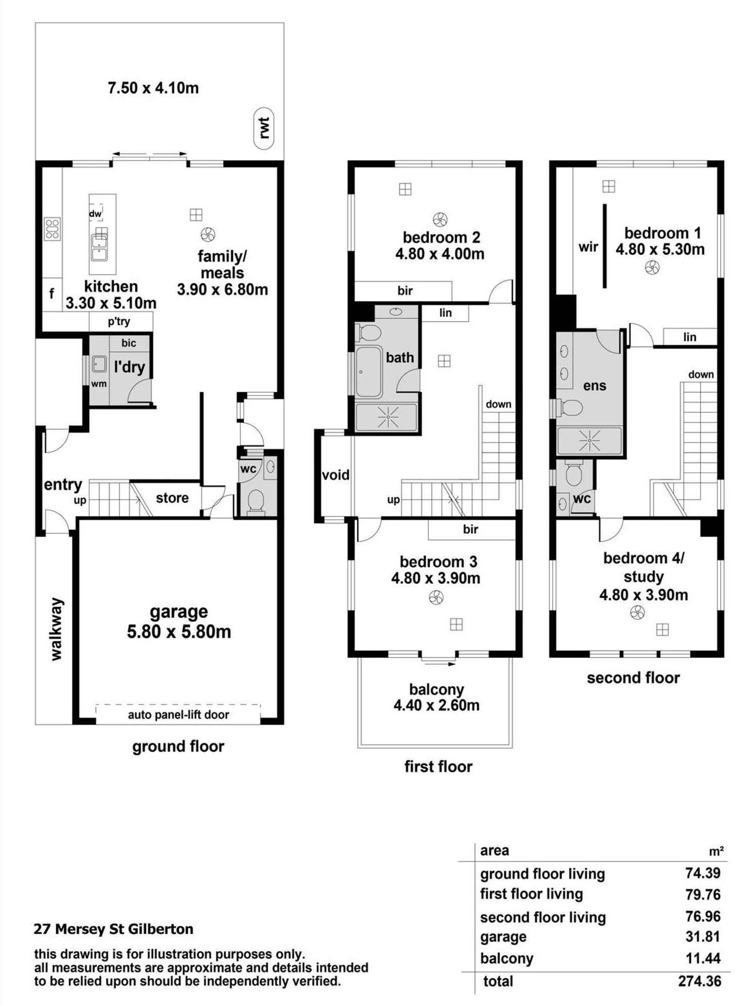 Floorplan of Homely house listing, 27 Mersey Street, Gilberton SA 5081